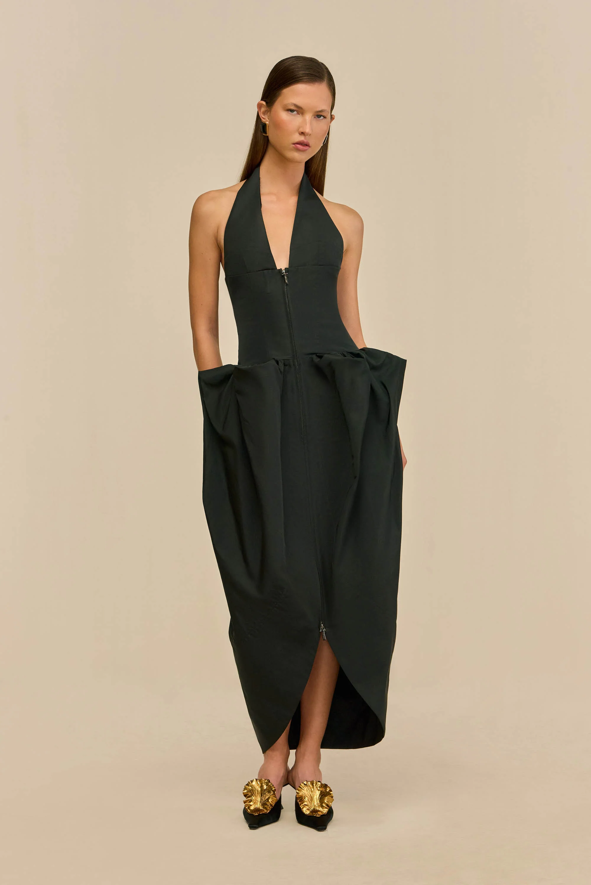 SAMYA DRESS - BLACK - Image 2