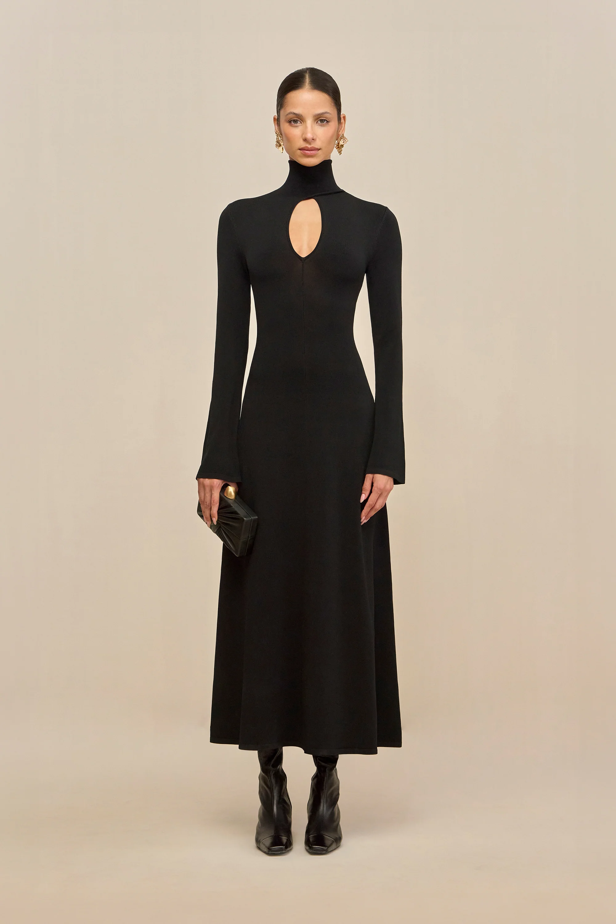 SANTO DRESS - BLACK