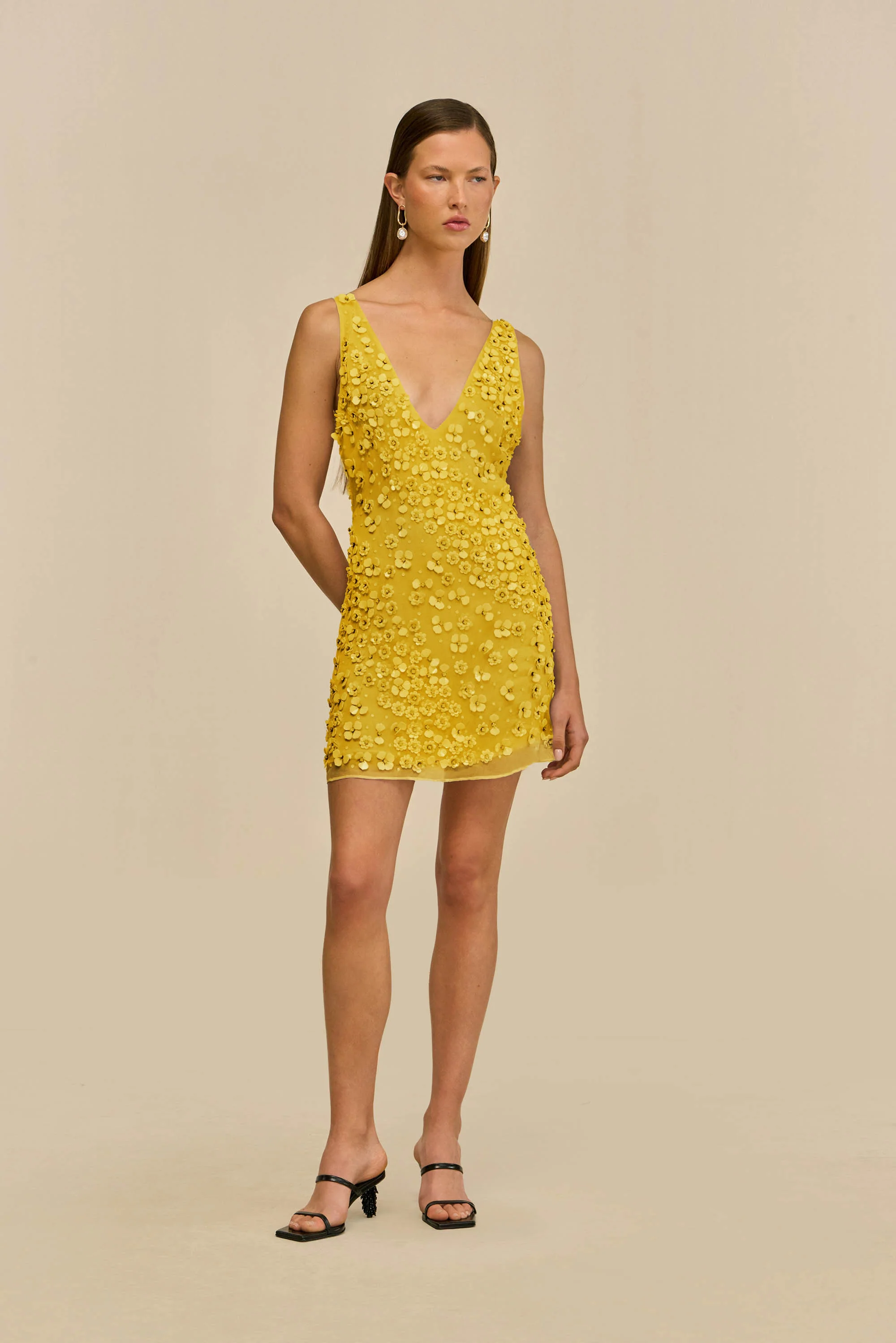 SAPPHIRA DRESS - CANARY - Image 2