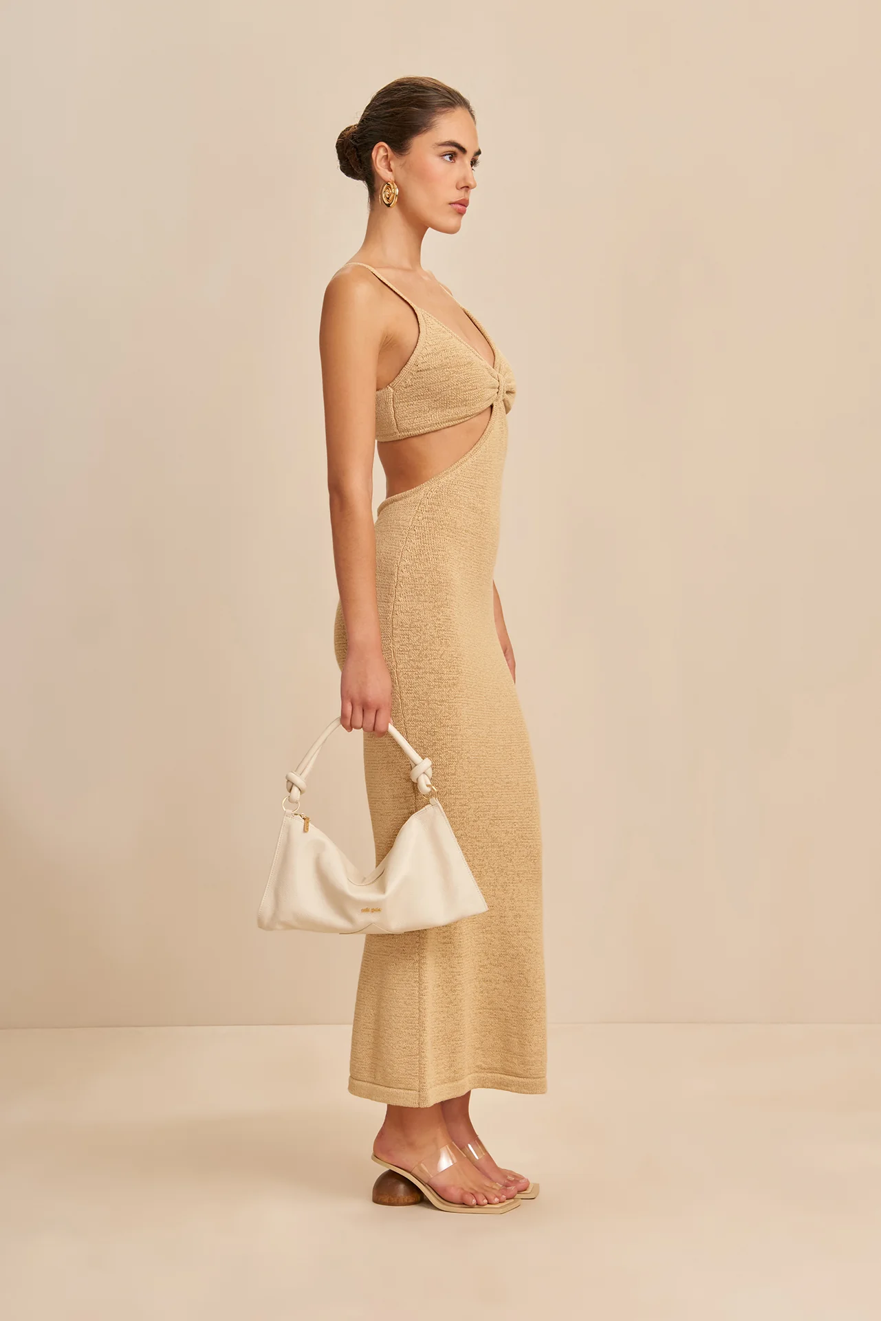 SERITA DRESS - SAND - Image 3
