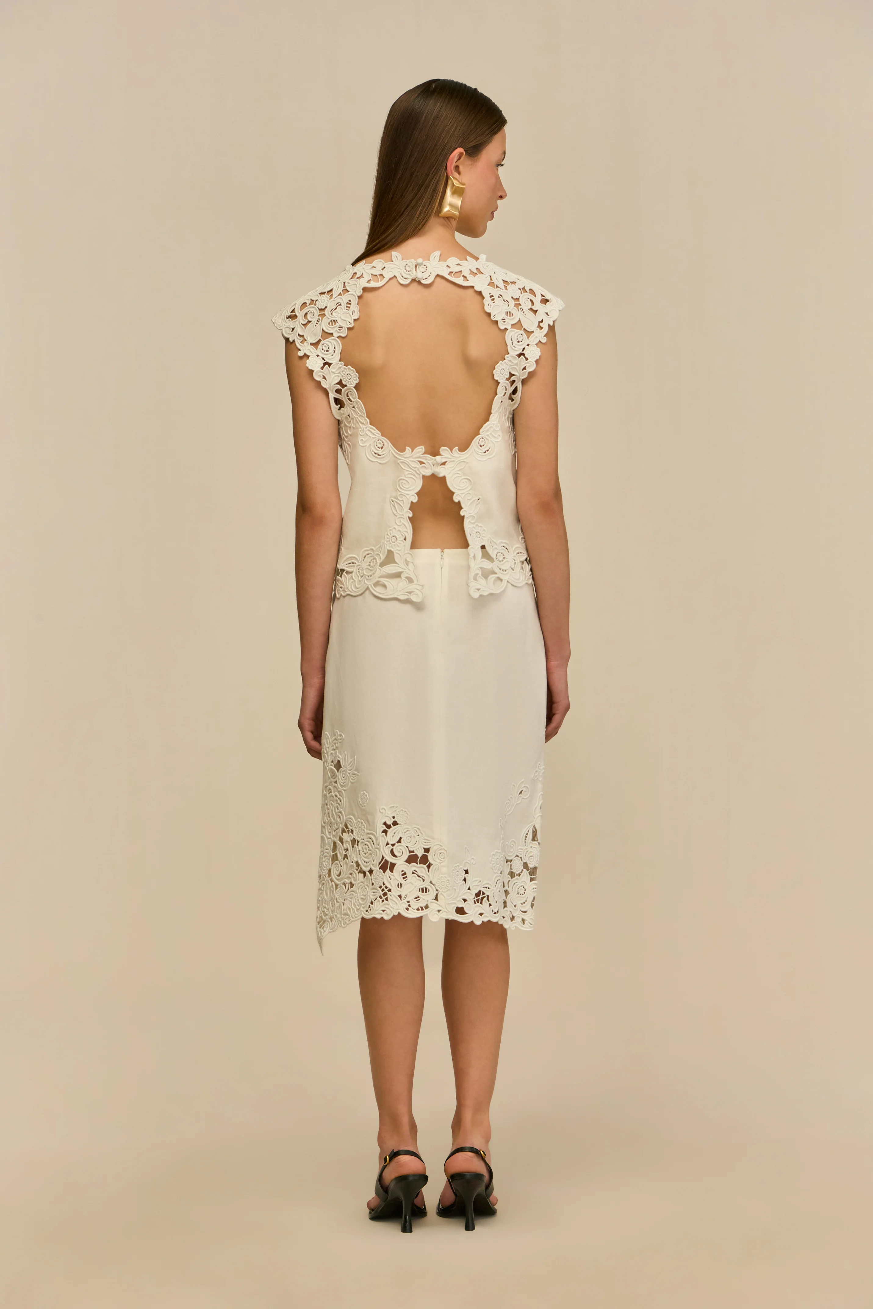 SHAYA SKIRT - OFF WHITE - Image 5
