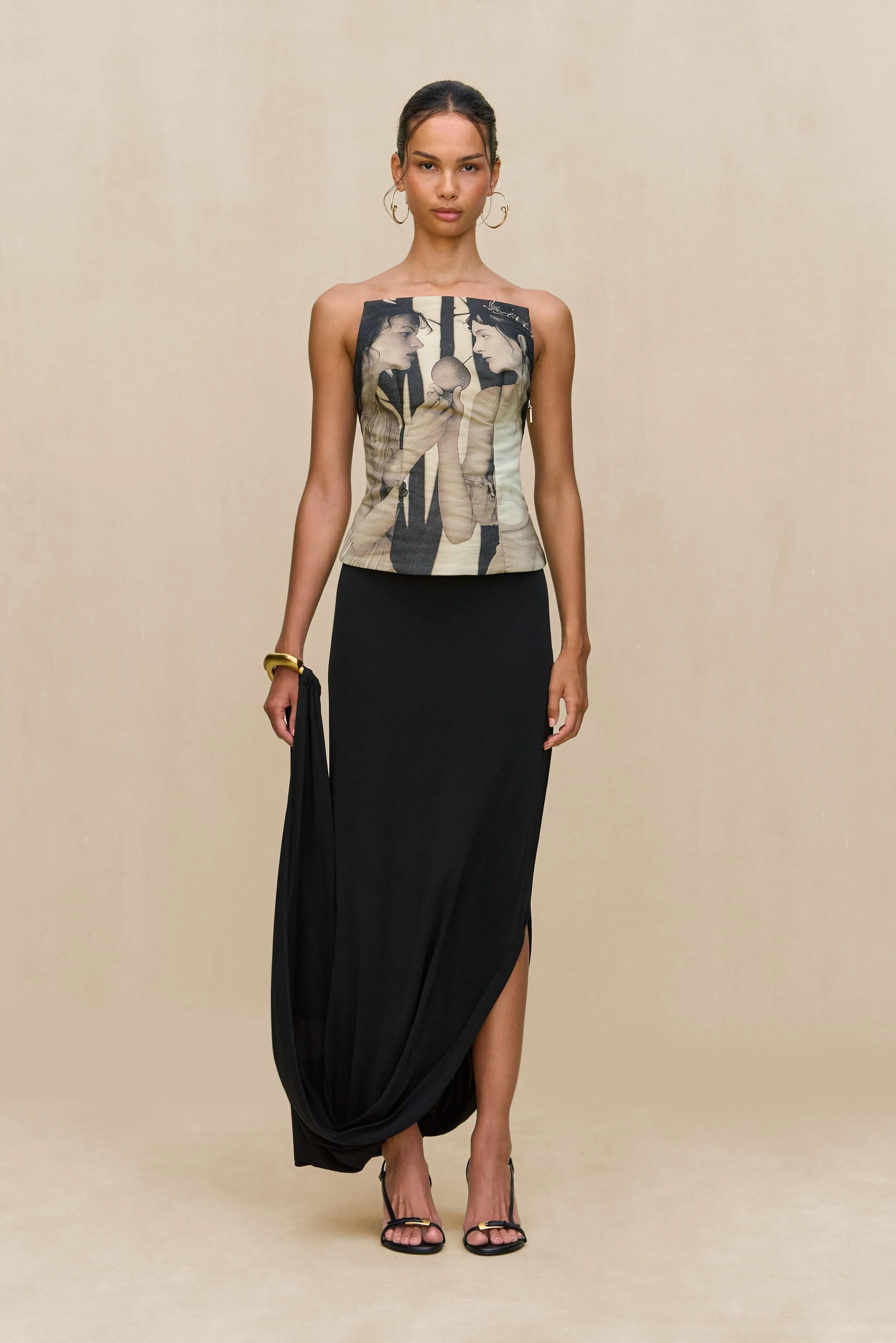 SOLA SKIRT - BLACK - Image 2