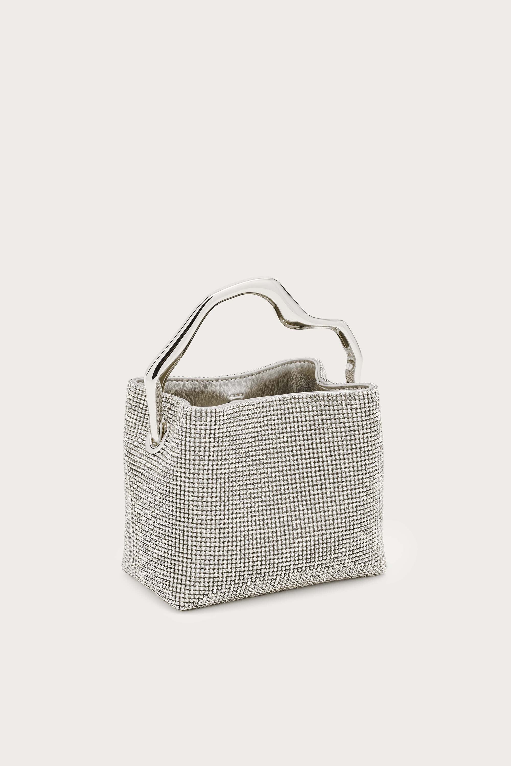 SOLENE MINI RHINESTONE BAG - CLEAR - Image 3
