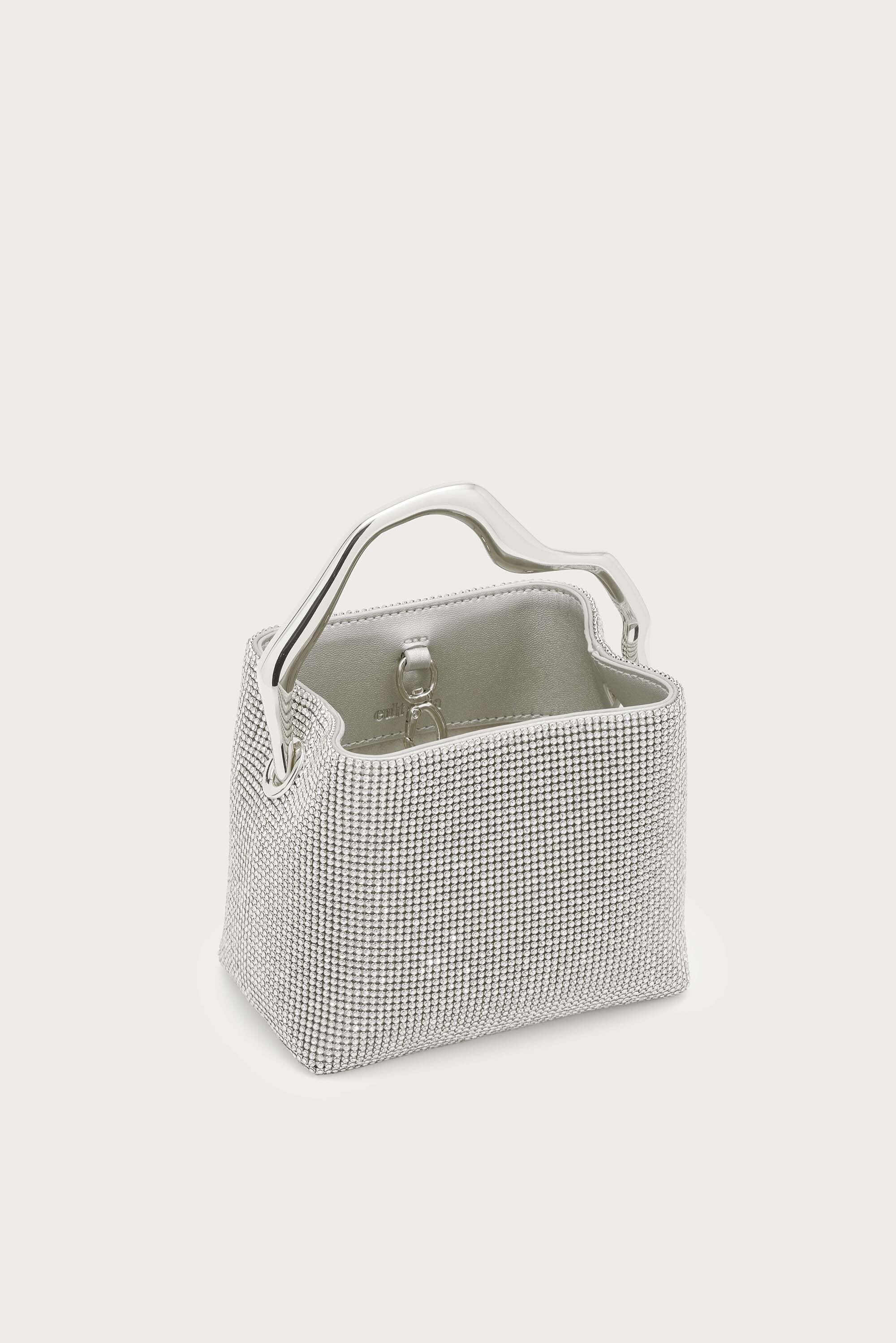 SOLENE MINI RHINESTONE BAG - CLEAR - Image 4