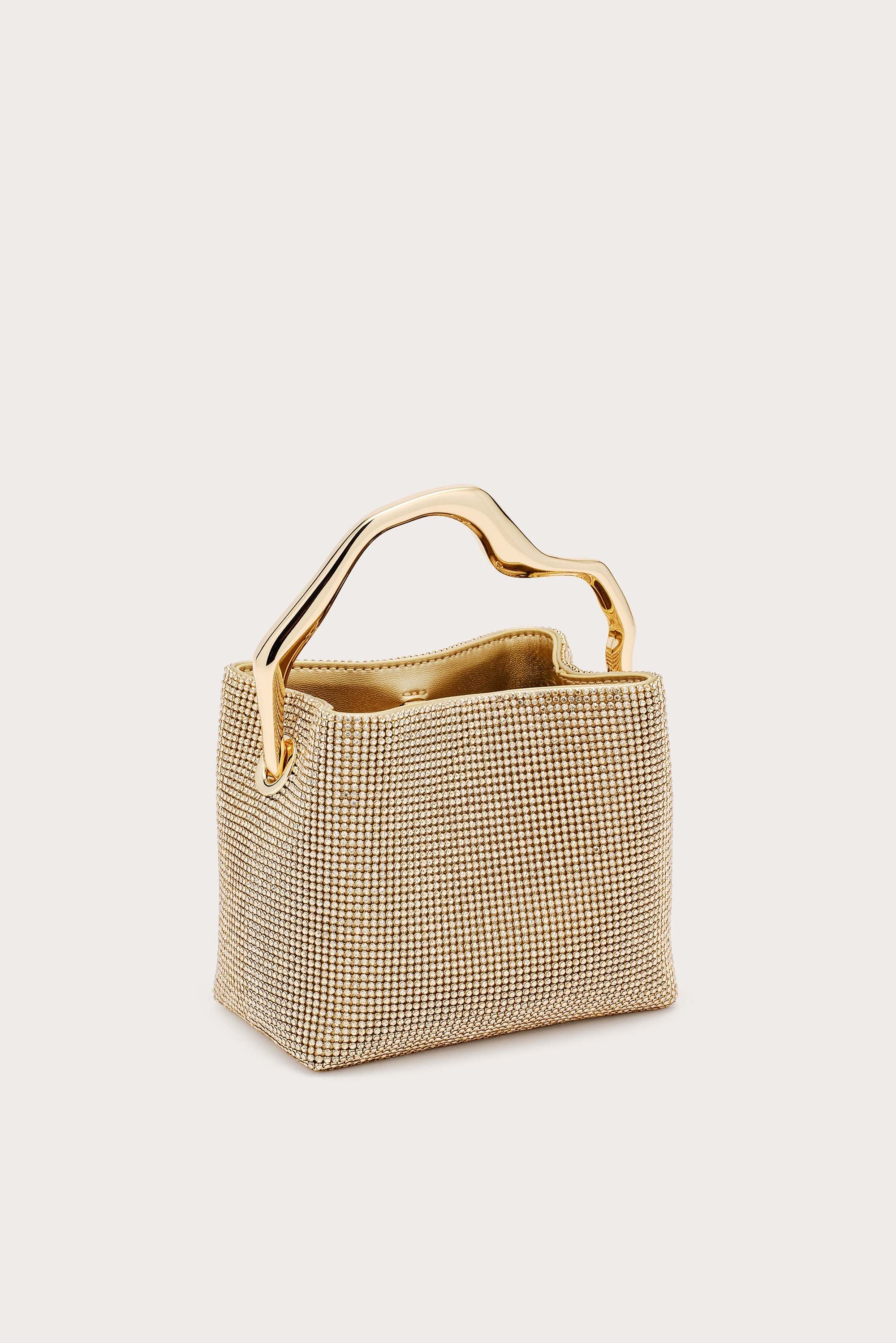 SOLENE MINI RHINESTONE BAG - SAND DOLLAR - Image 3