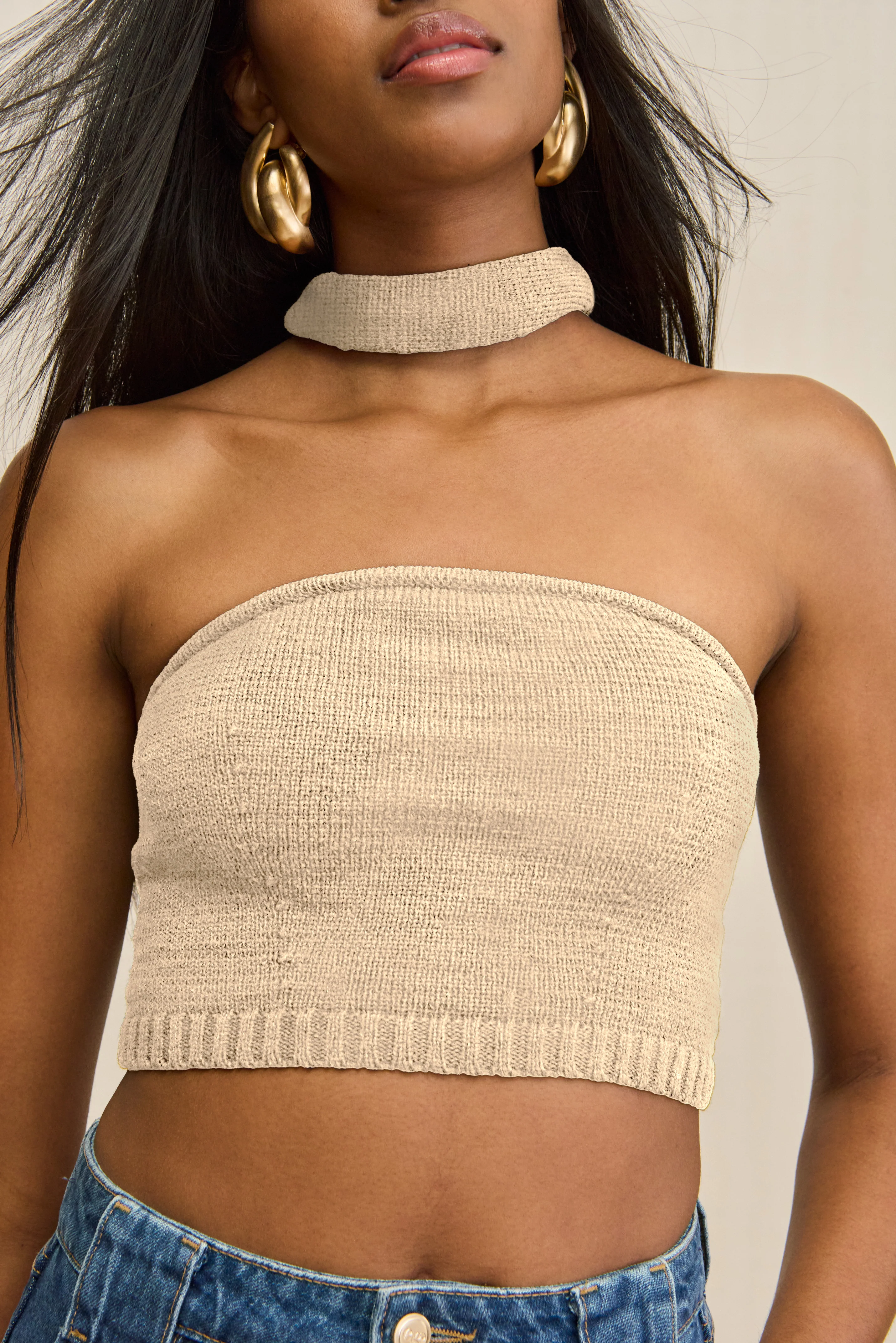 SORINE KNIT TOP - BEACH - Image 2