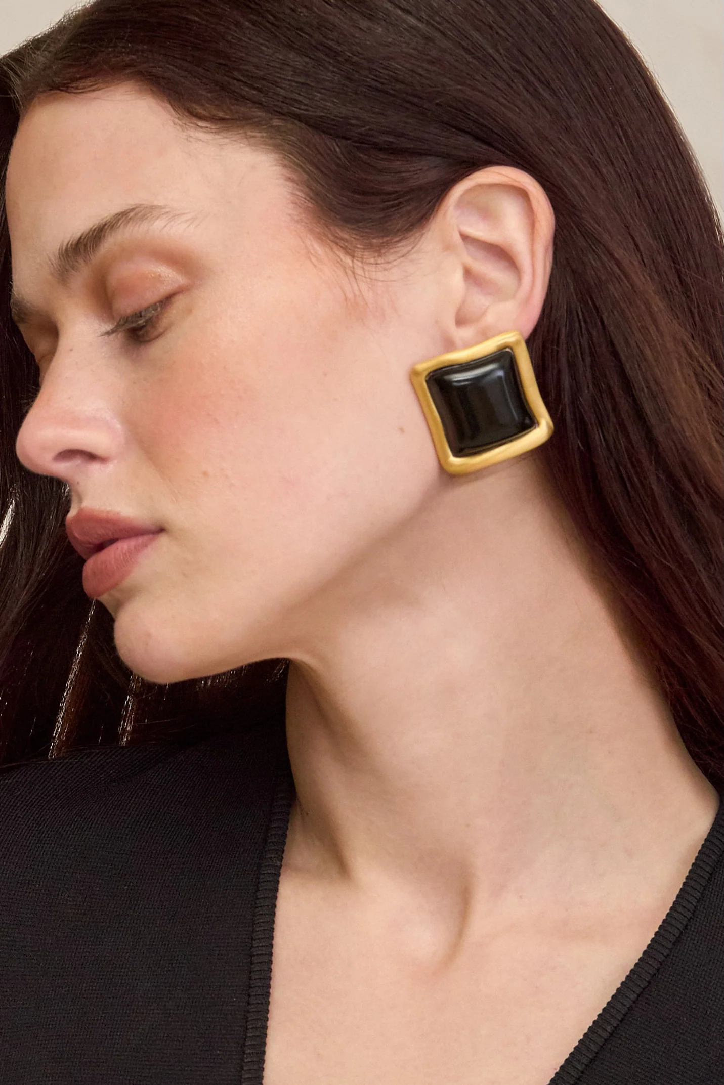 SUNI EARRING - ONYX - Image 2