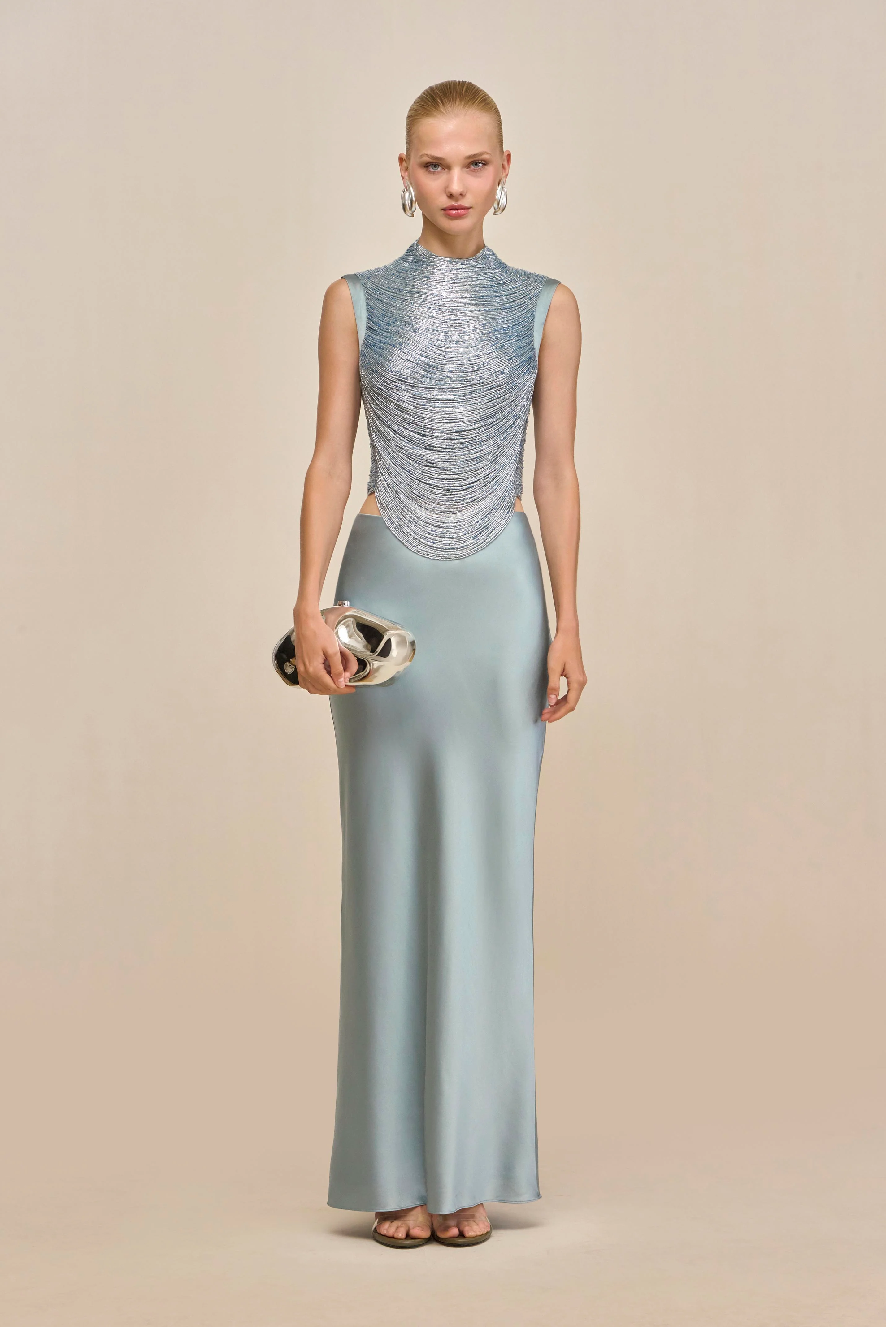 TARAJI TOP - CELADON - Image 3