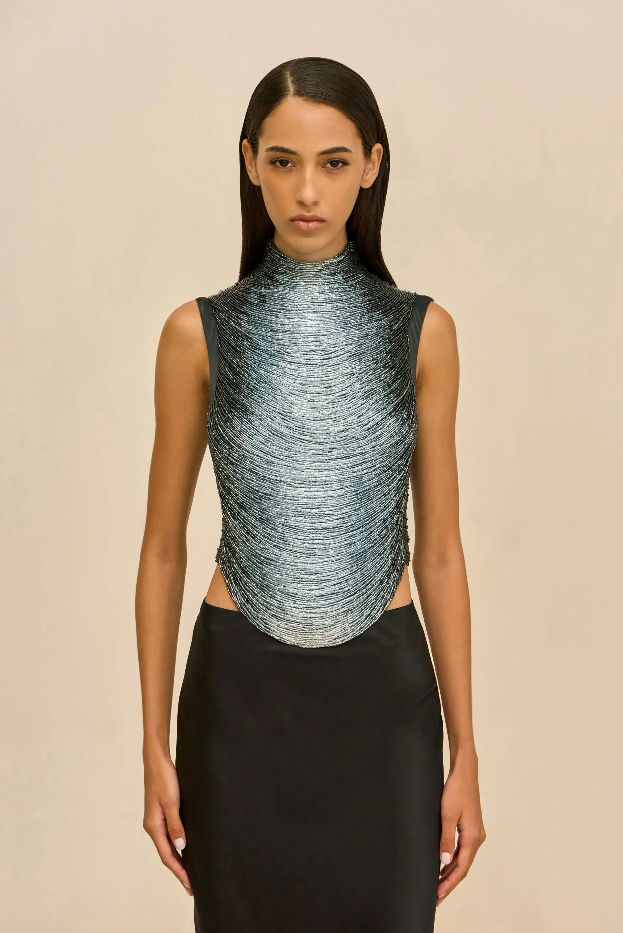 TARAJI TOP - GRAPHITE MULTI - Image 3