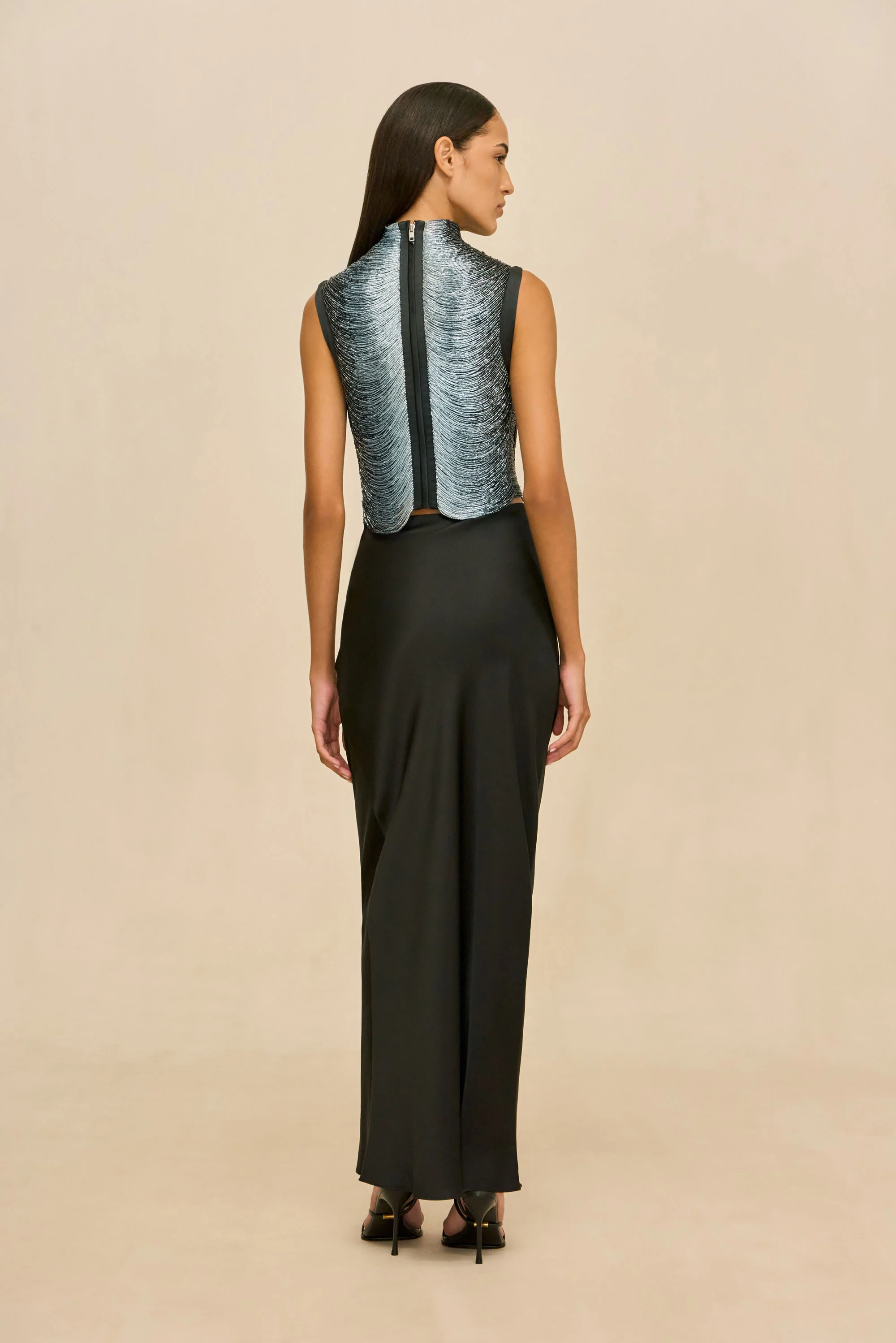 TARAJI TOP - GRAPHITE MULTI - Image 5