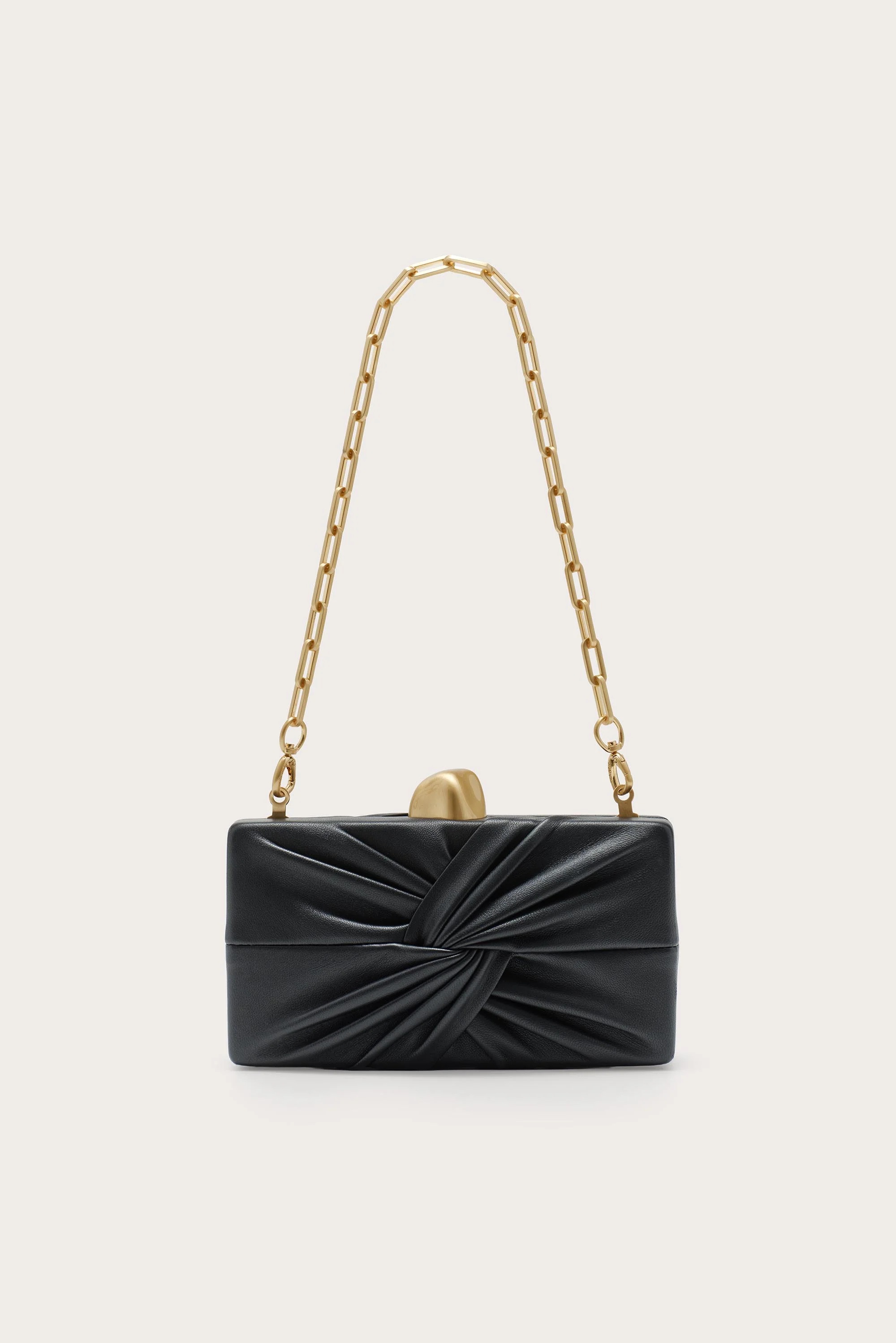 TASHA DETACHABLE CLUTCH STRAP - BRUSHED BRASS - Image 2