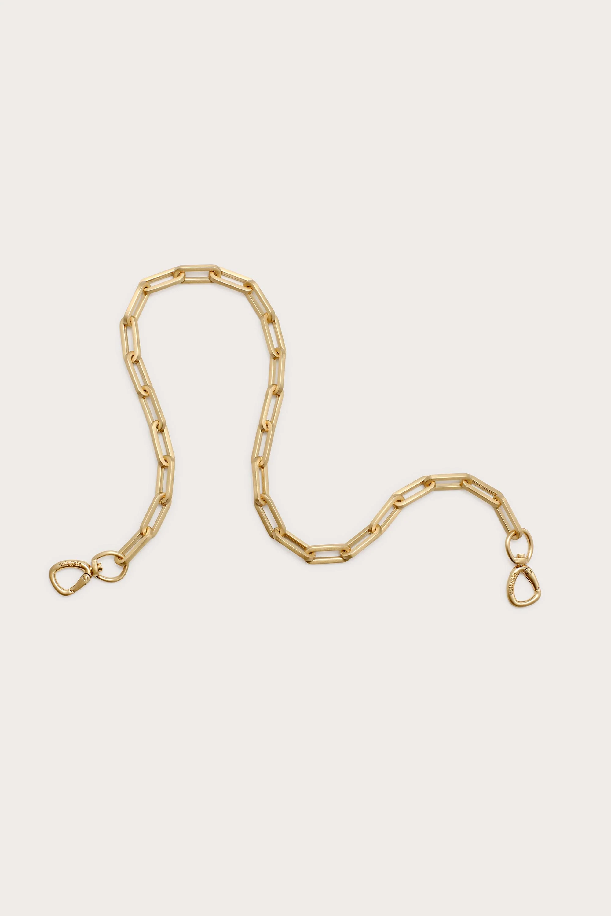 TASHA DETACHABLE CLUTCH STRAP - BRUSHED BRASS - Image 3
