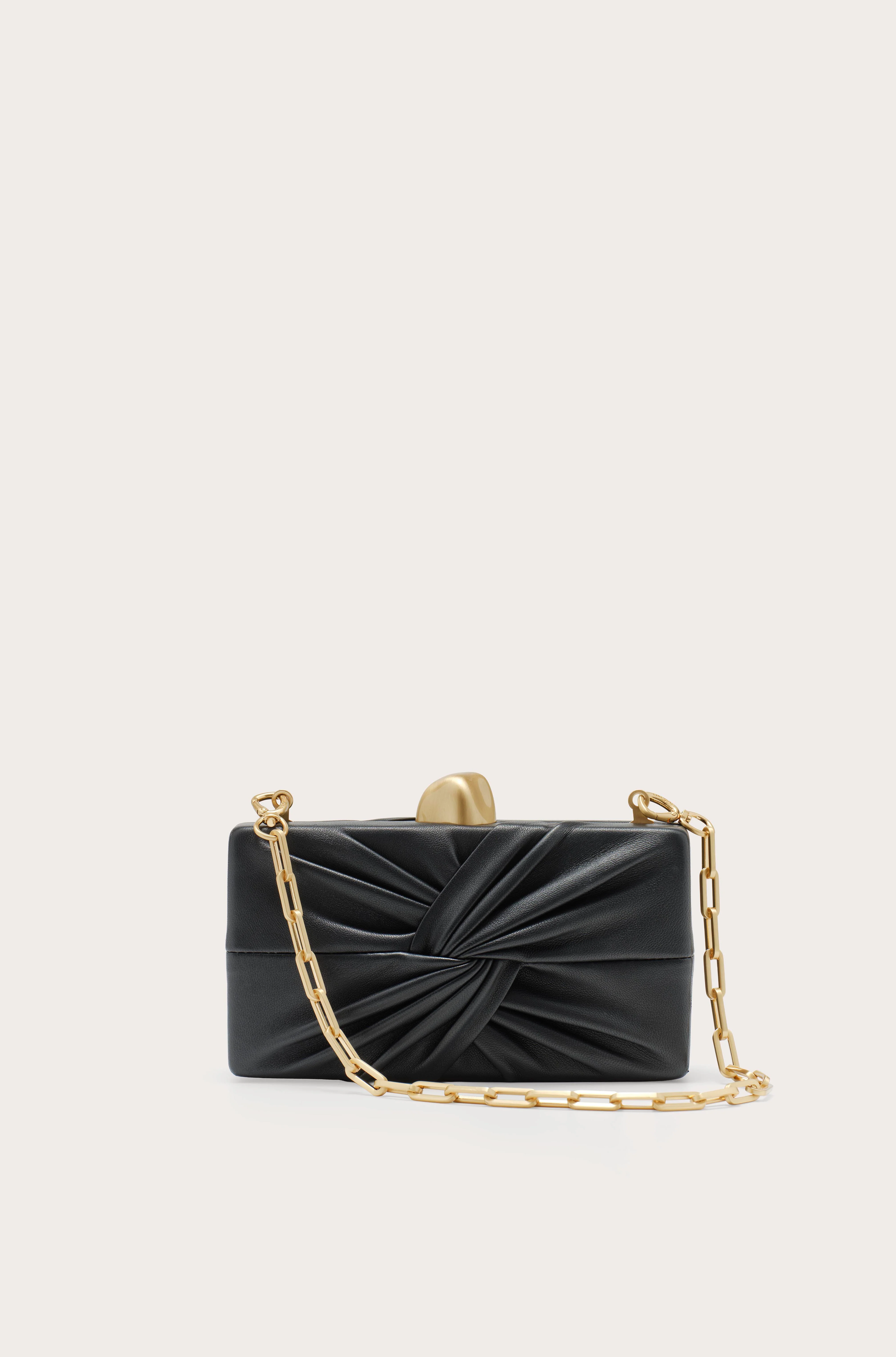 TASHA DETACHABLE CLUTCH STRAP - BRUSHED BRASS - Image 4