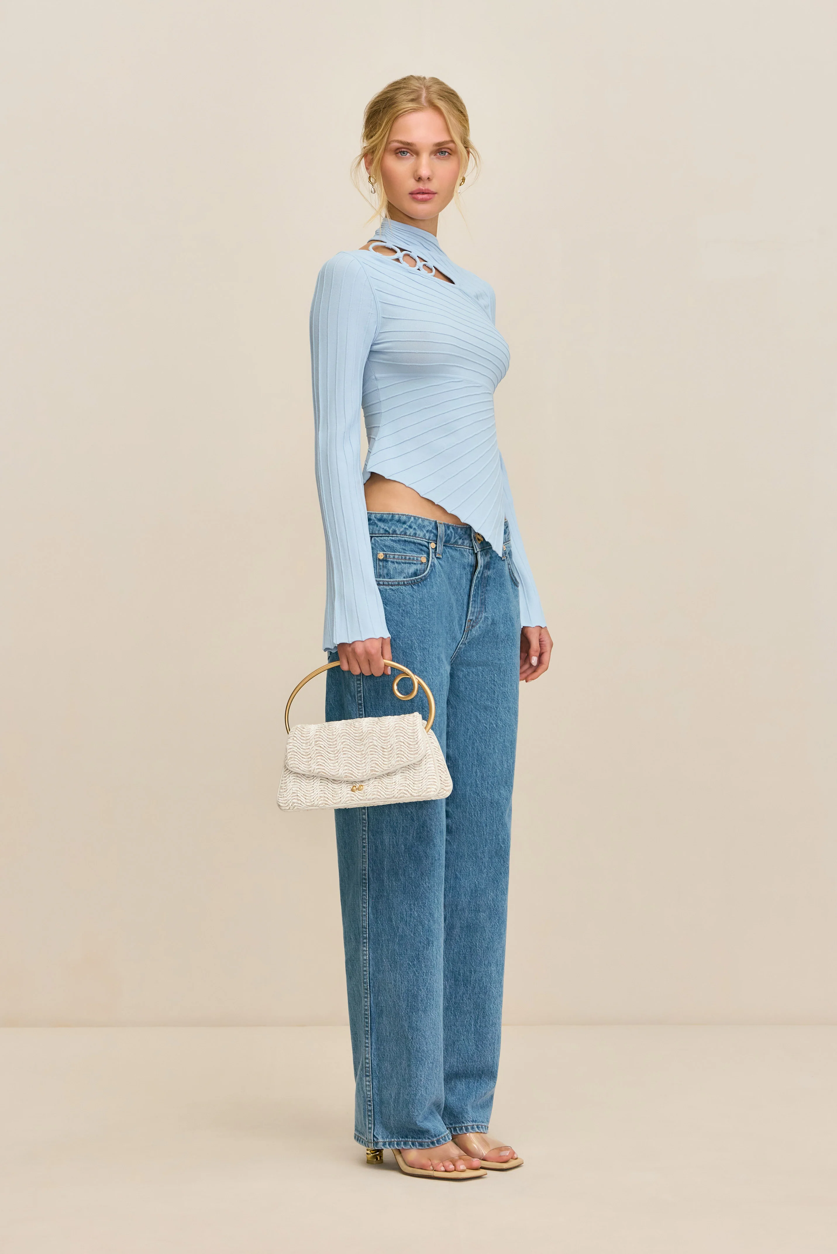 TAYLA KNIT TOP - COASTAL - Image 4