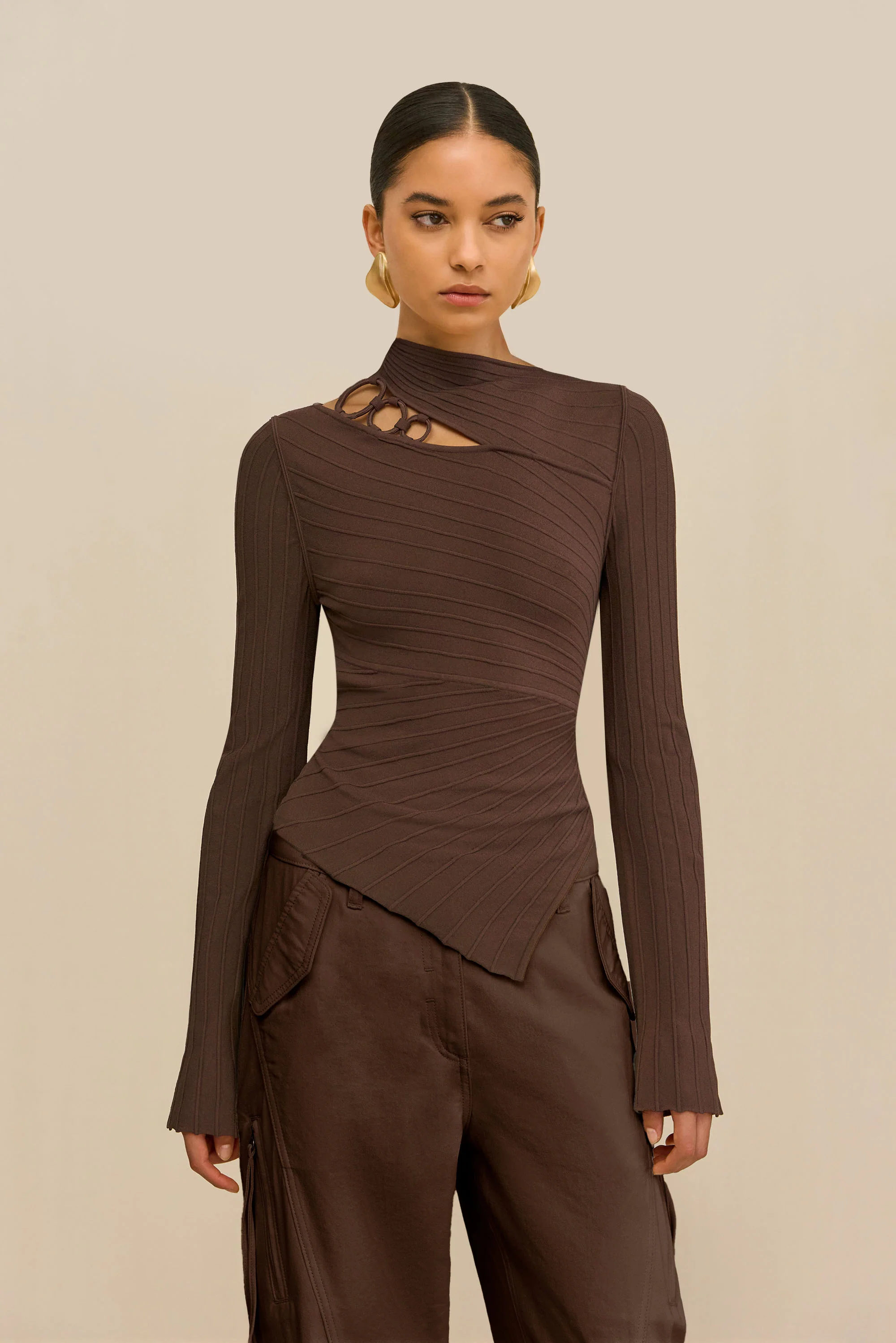 TAYLA KNIT TOP - LUWAK