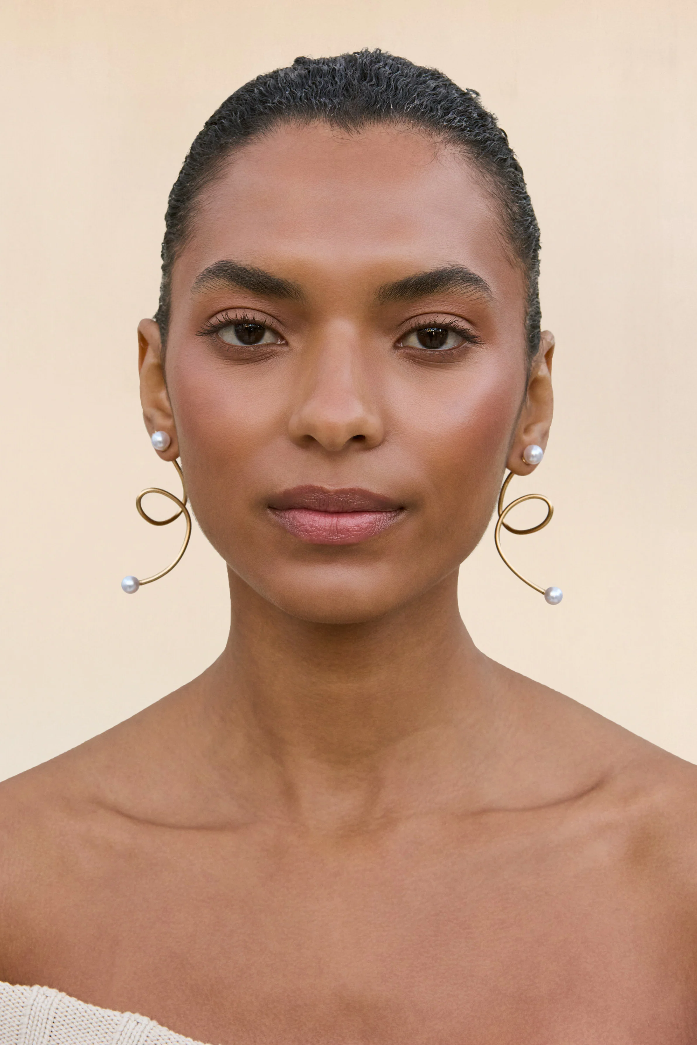 TAZIA EARRING - PEARL - Image 3