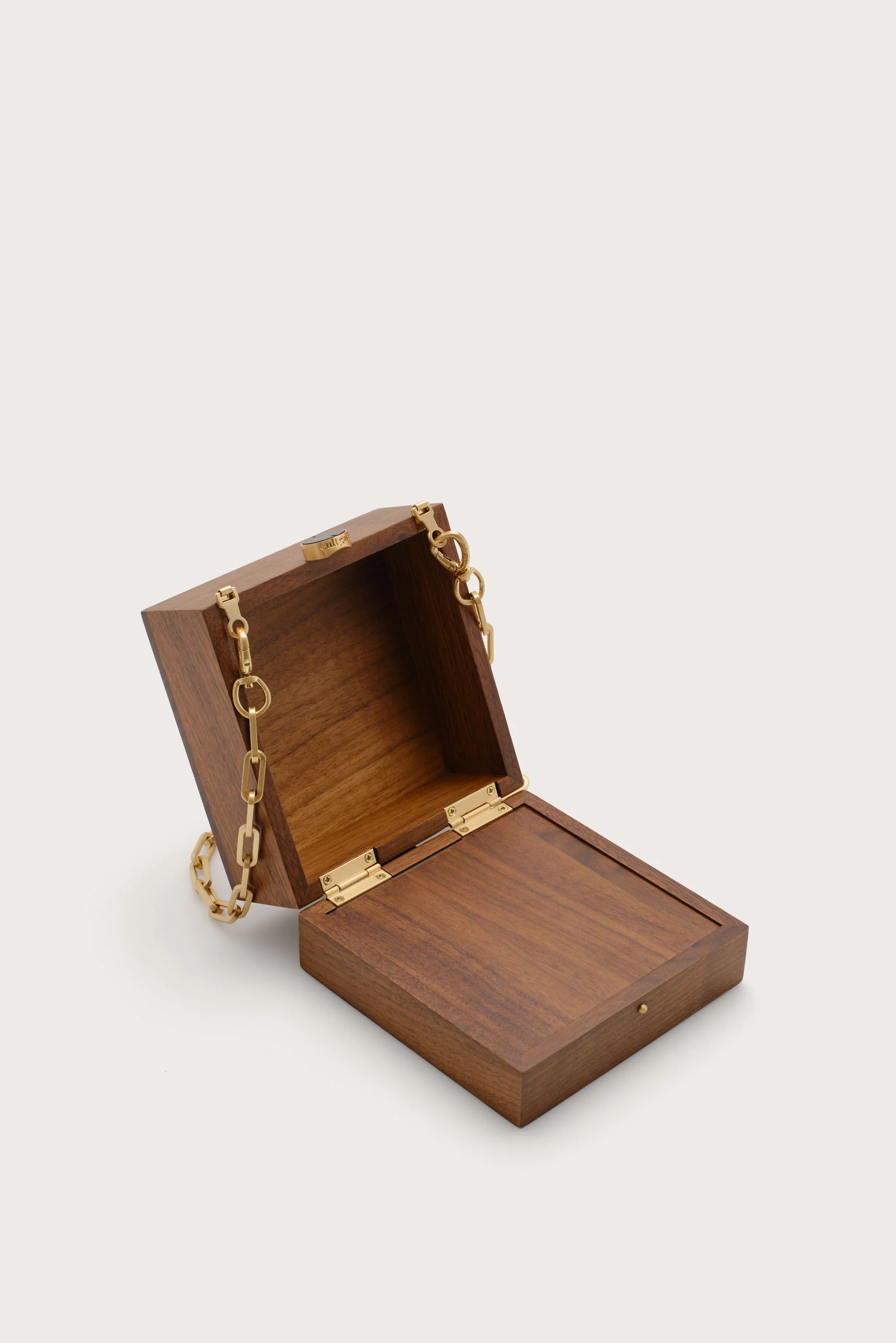 TIC TAC TOE CLUTCH - WALNUT - Image 5
