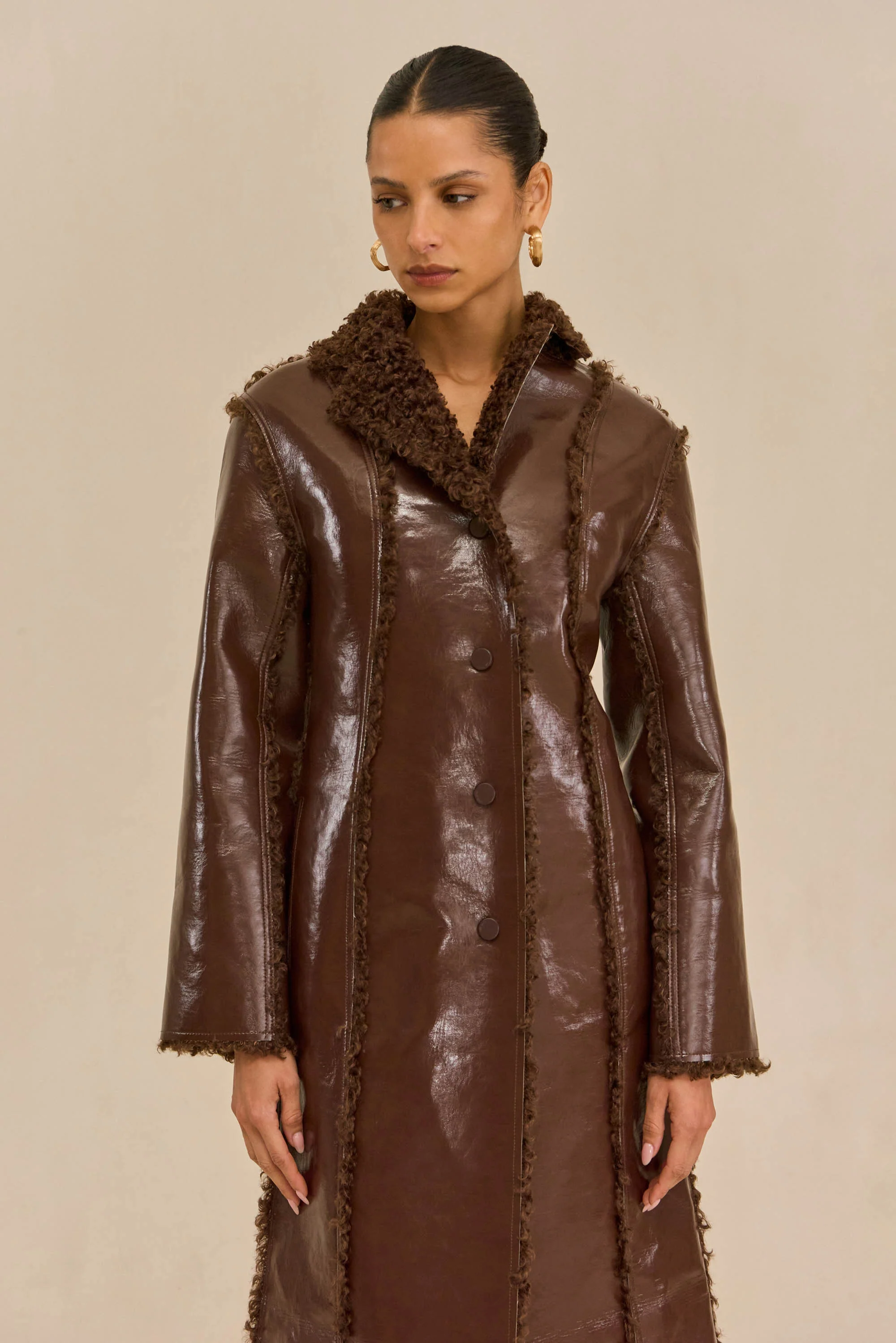 TILI REVERSIBLE COAT - JAVA - Image 3