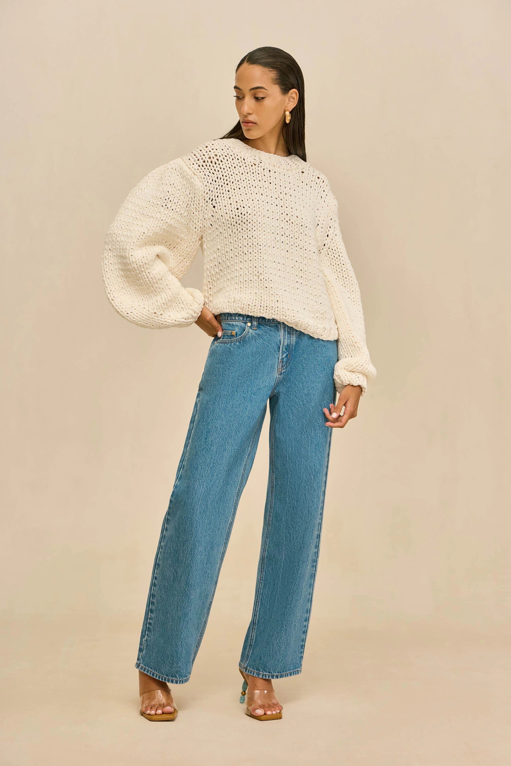 TRINA SWEATER - OFF WHITE - Image 2