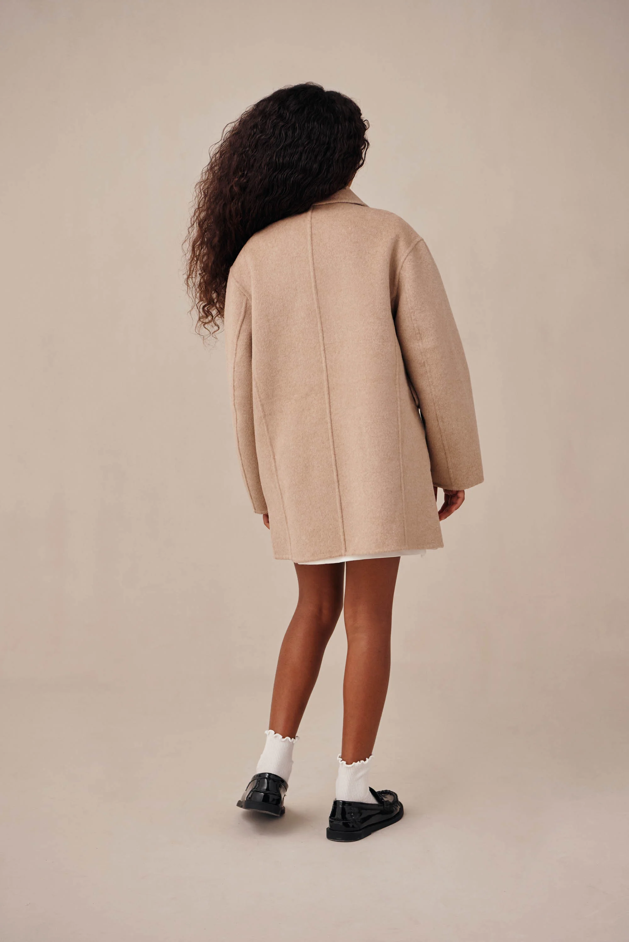 KIDS TULI REVERISBLE COAT - TAUPE - Image 4