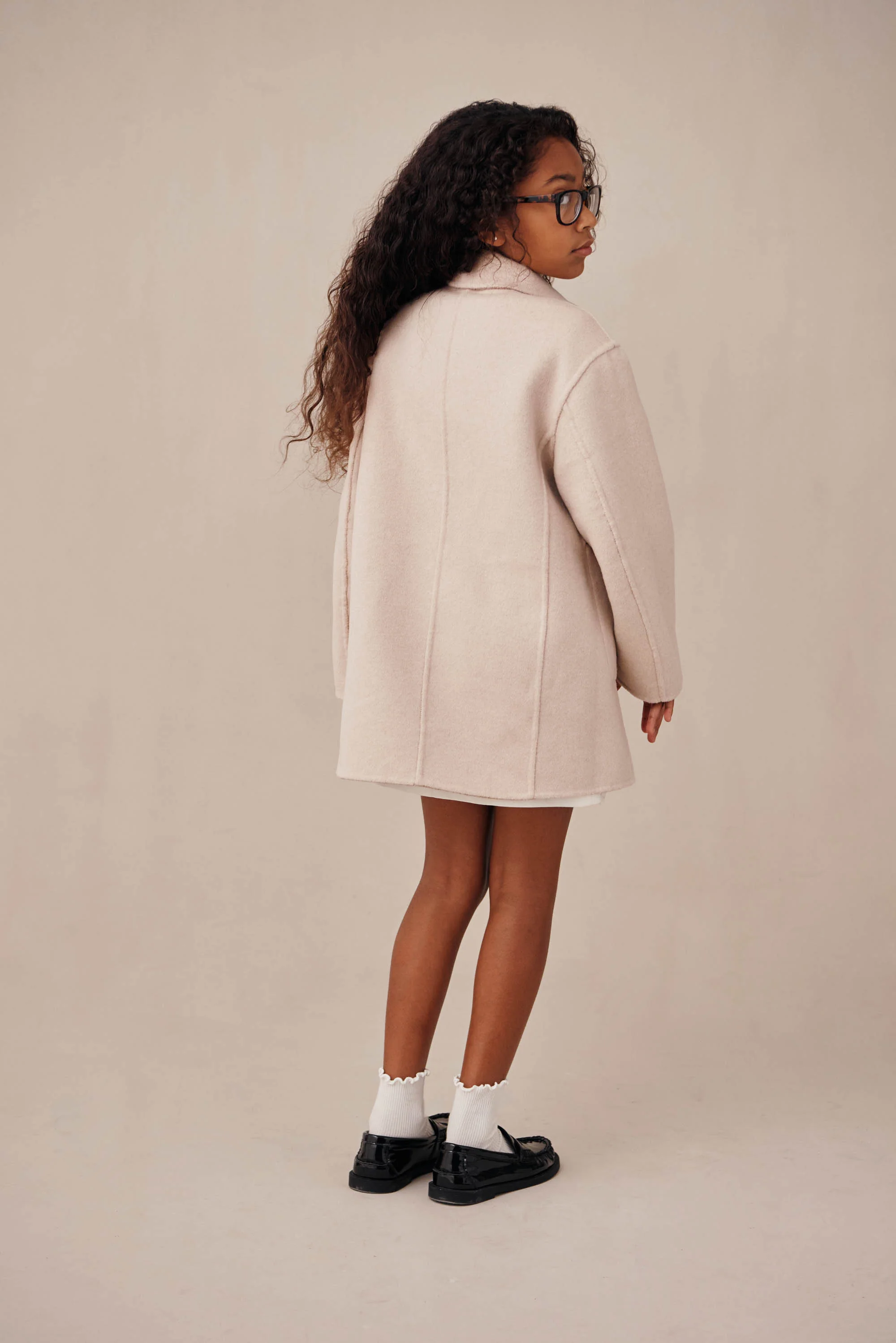 KIDS TULI REVERISBLE COAT - TAUPE - Image 8
