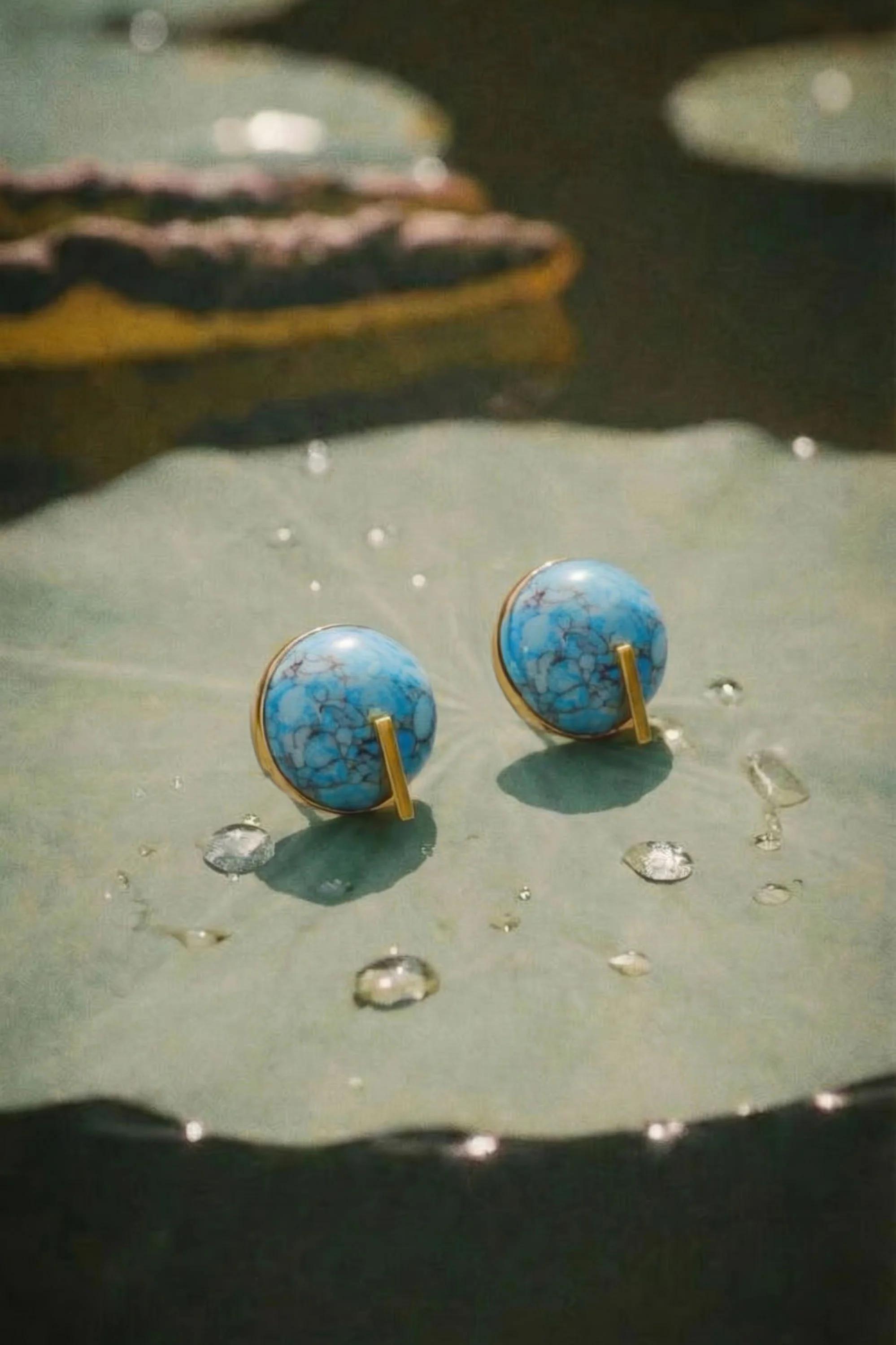 UNA EARRING - IBIZA TURQUOISE - Image 2