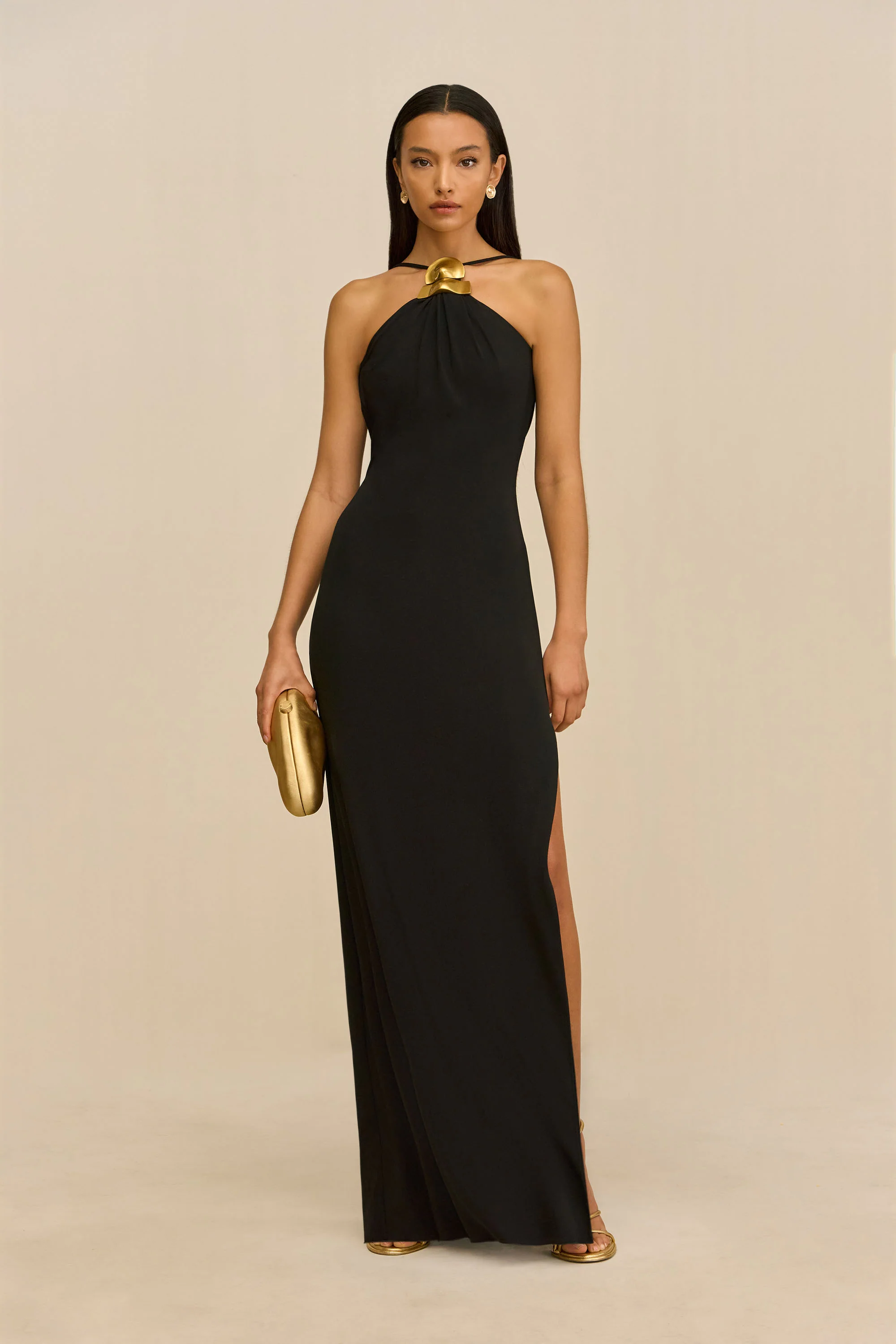 VAELA GOWN - BLACK - Image 3
