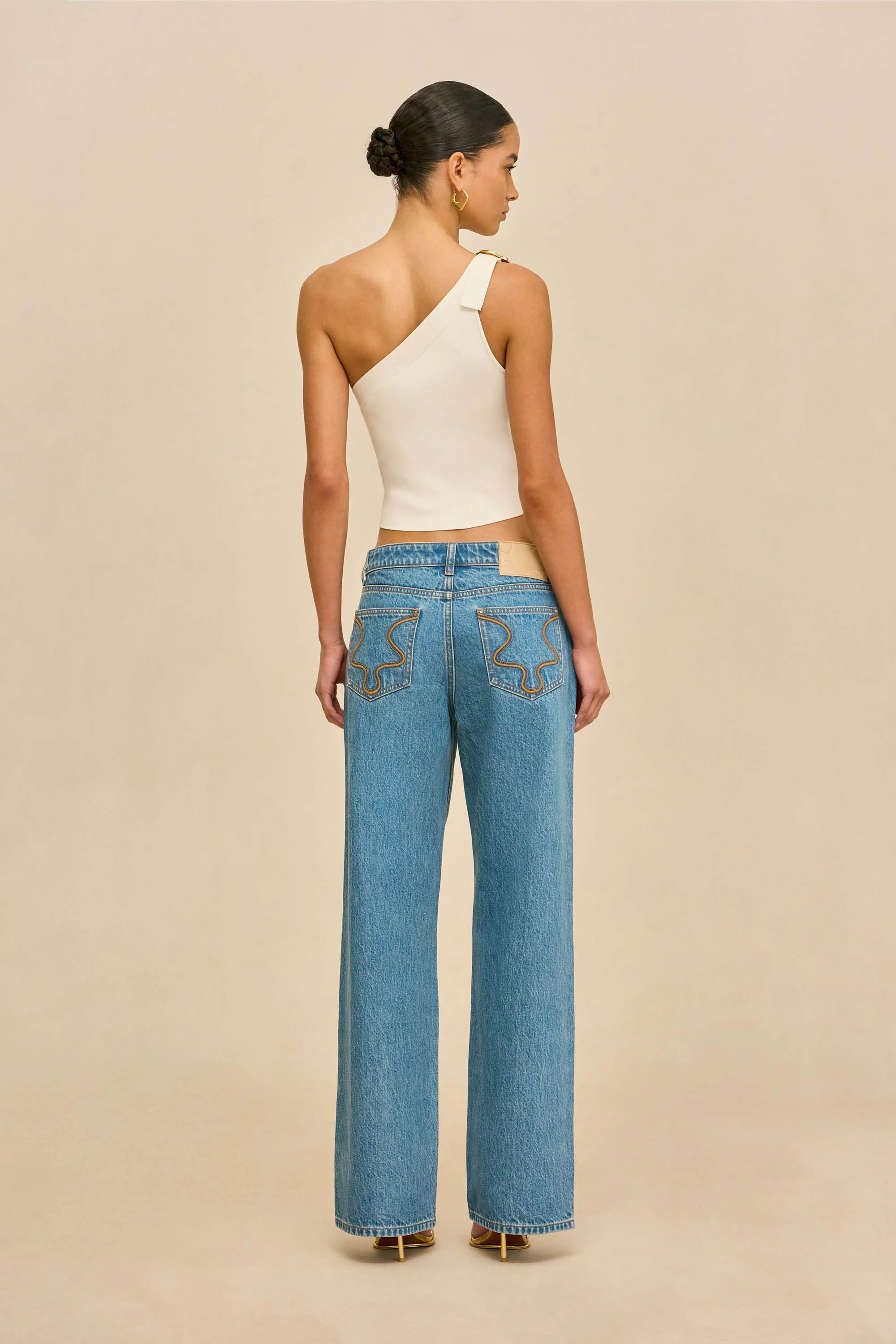 VALERIA KNIT TOP - OFF WHITE - Image 5