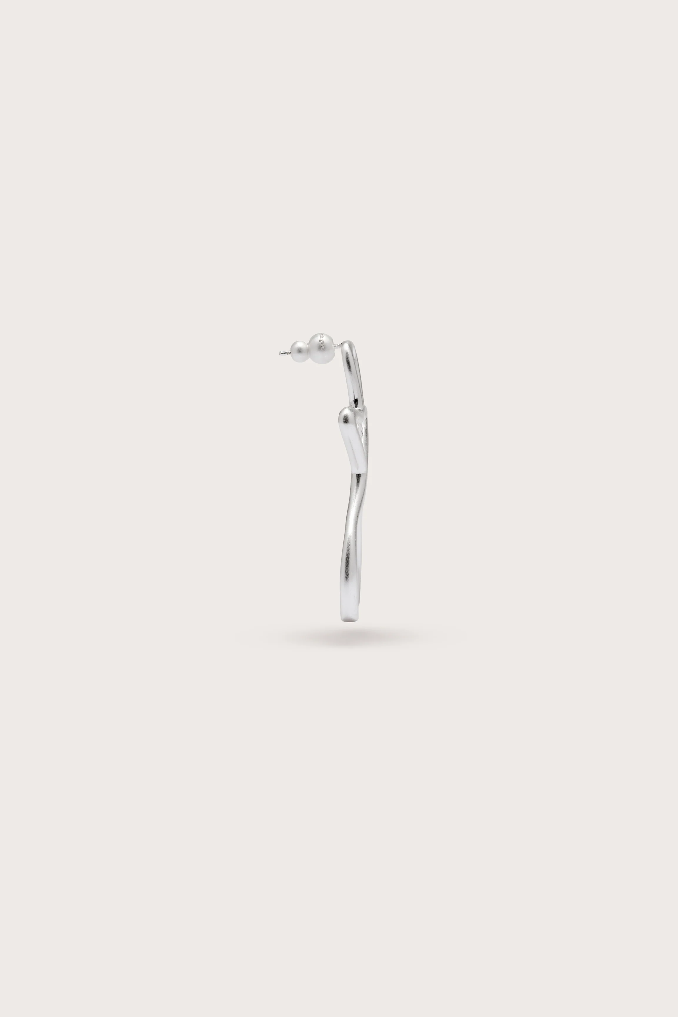 VALMA EARRING - ANTIQUE SILVER - Image 3