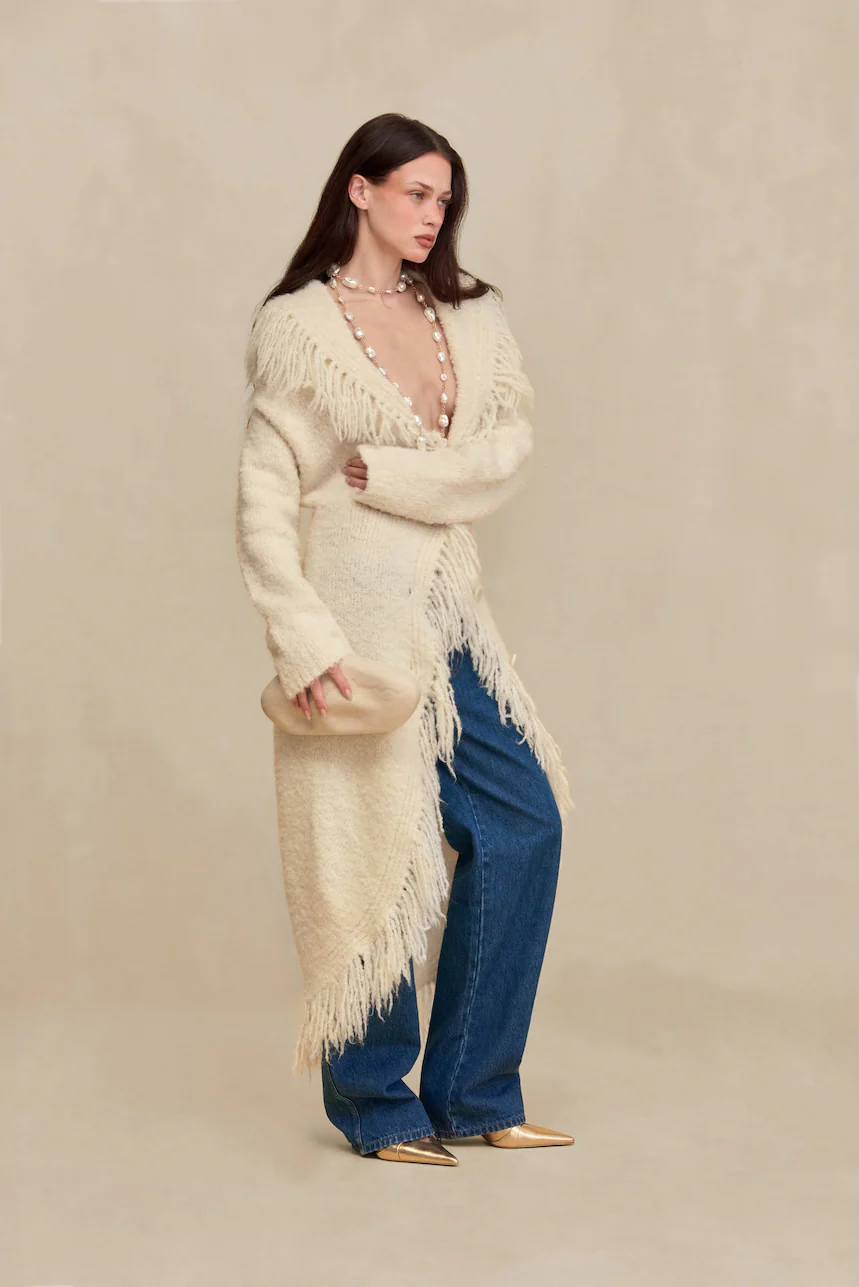 VICTORIA DUSTER - CREAM - Image 3