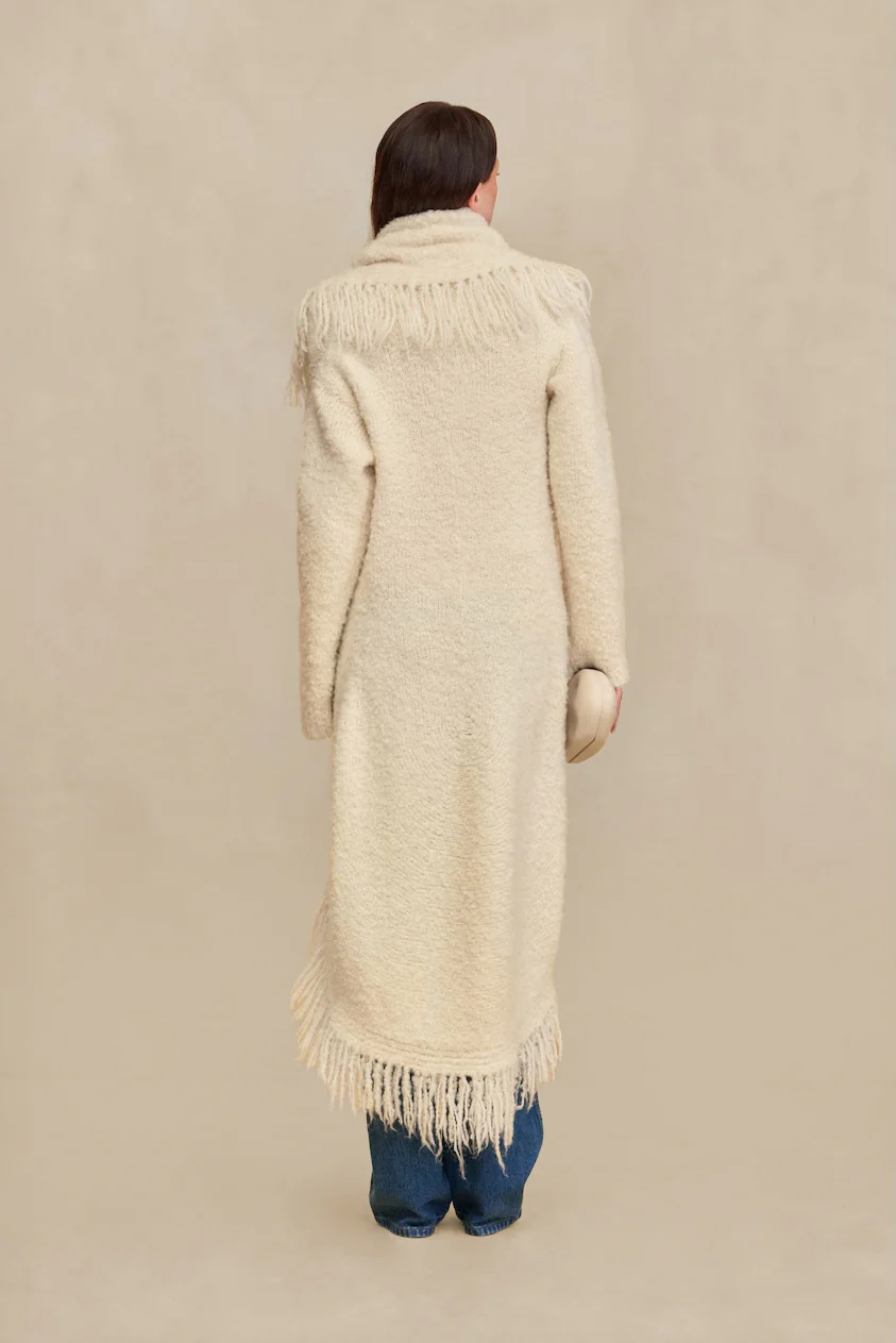VICTORIA DUSTER - CREAM - Image 5