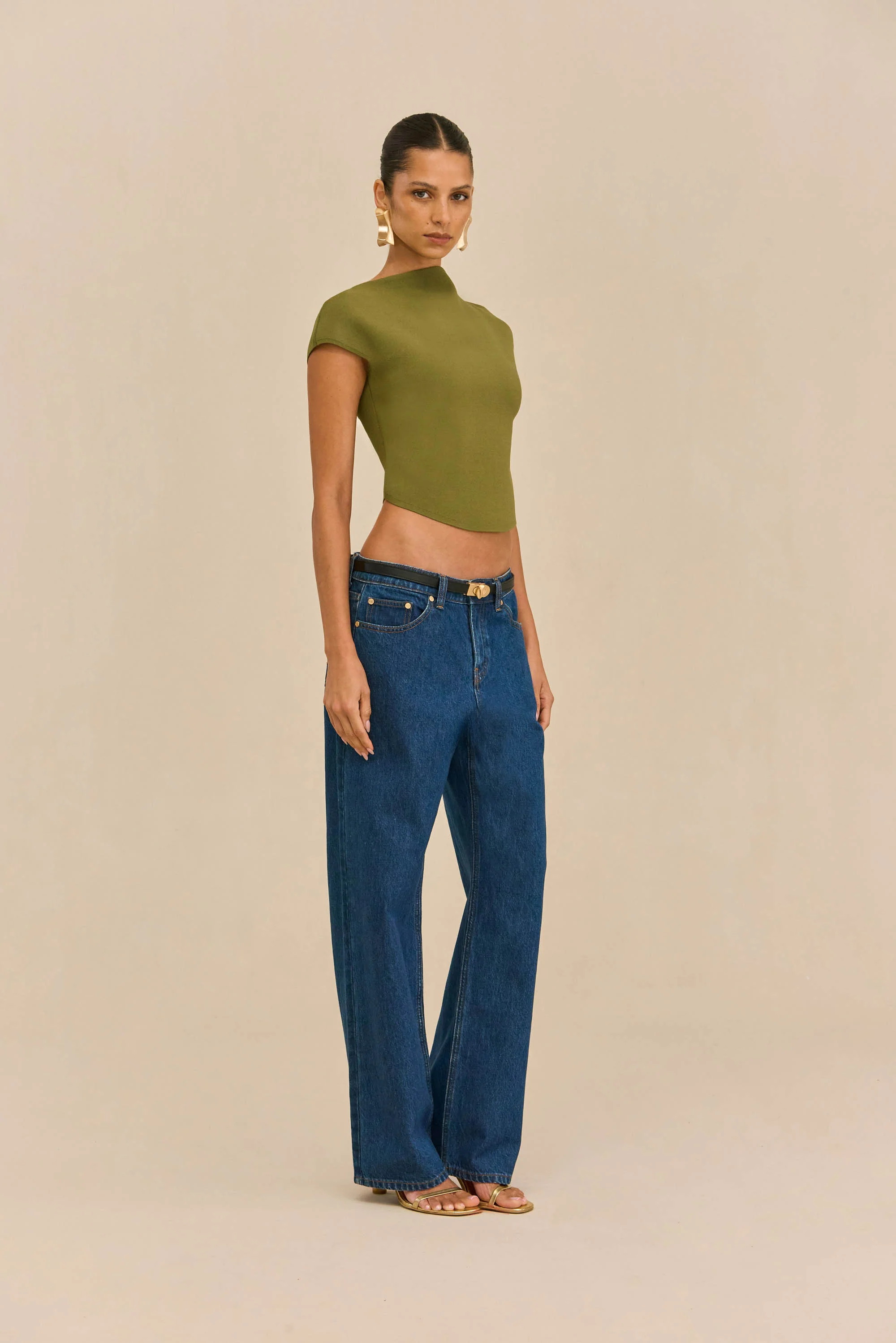 VIRGINIANA KNIT TOP - CEDAR - Image 5