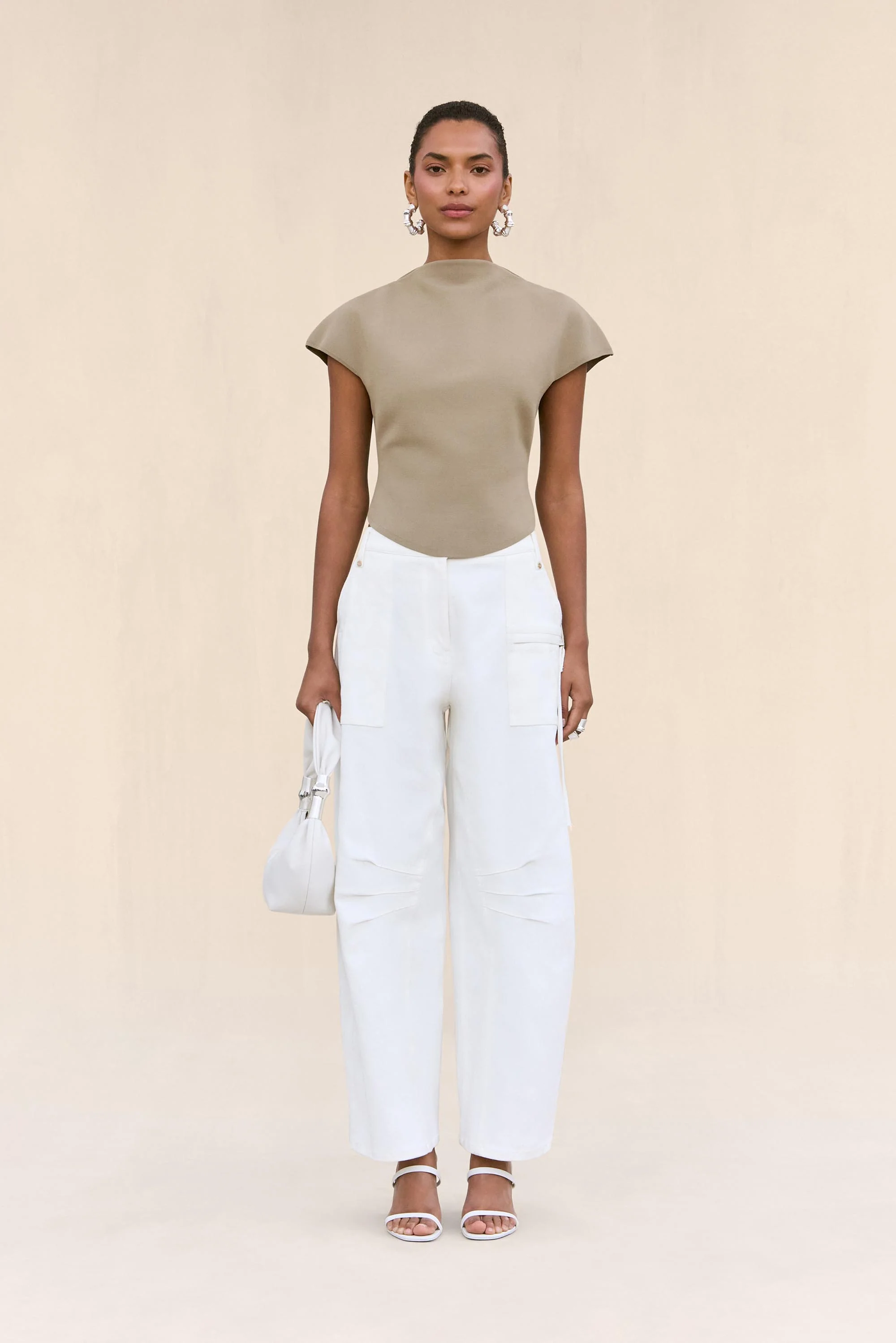 VIRGINIANA KNIT TOP - NUTMEG - Image 2