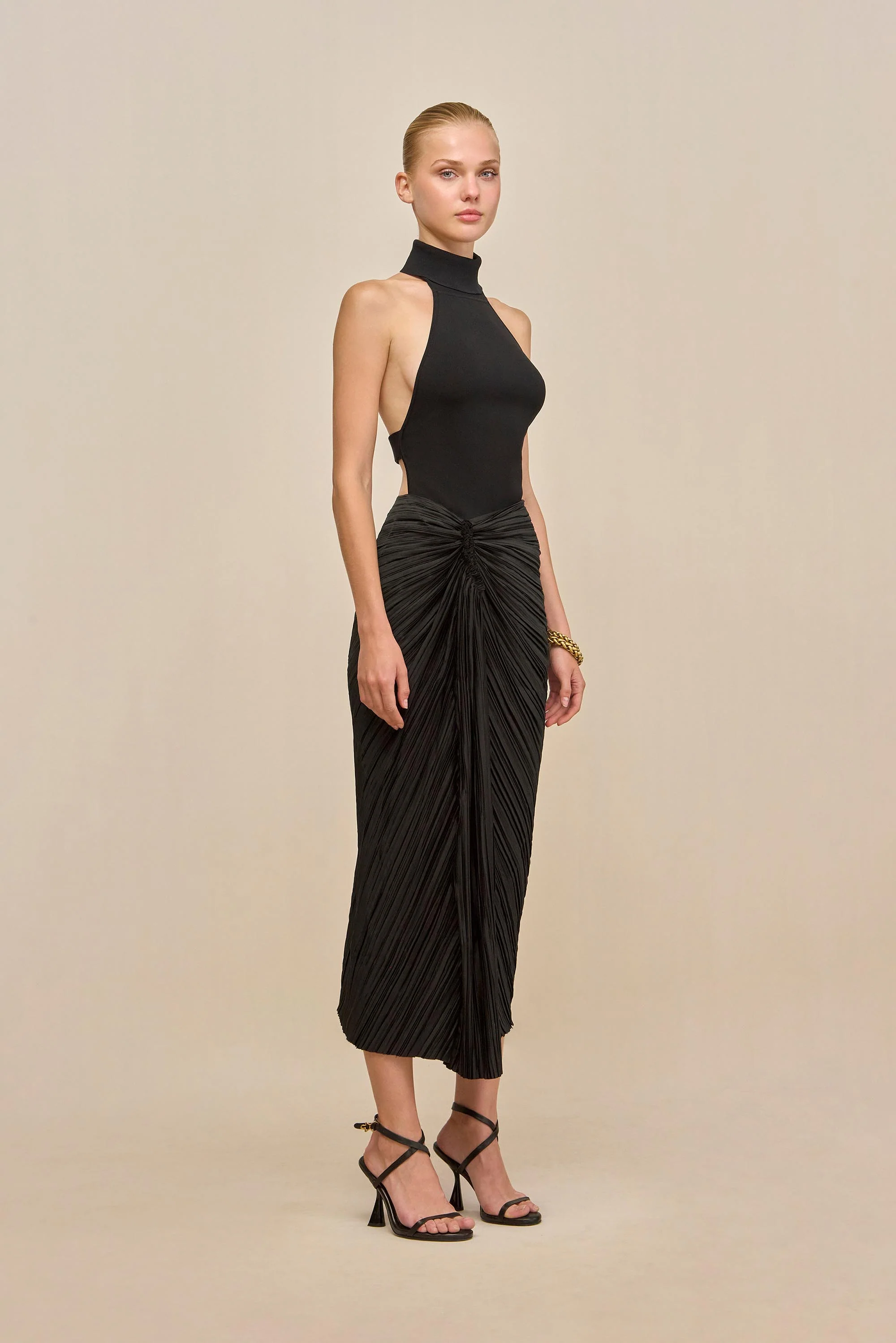 WAKE KNIT TOP - BLACK - Image 3