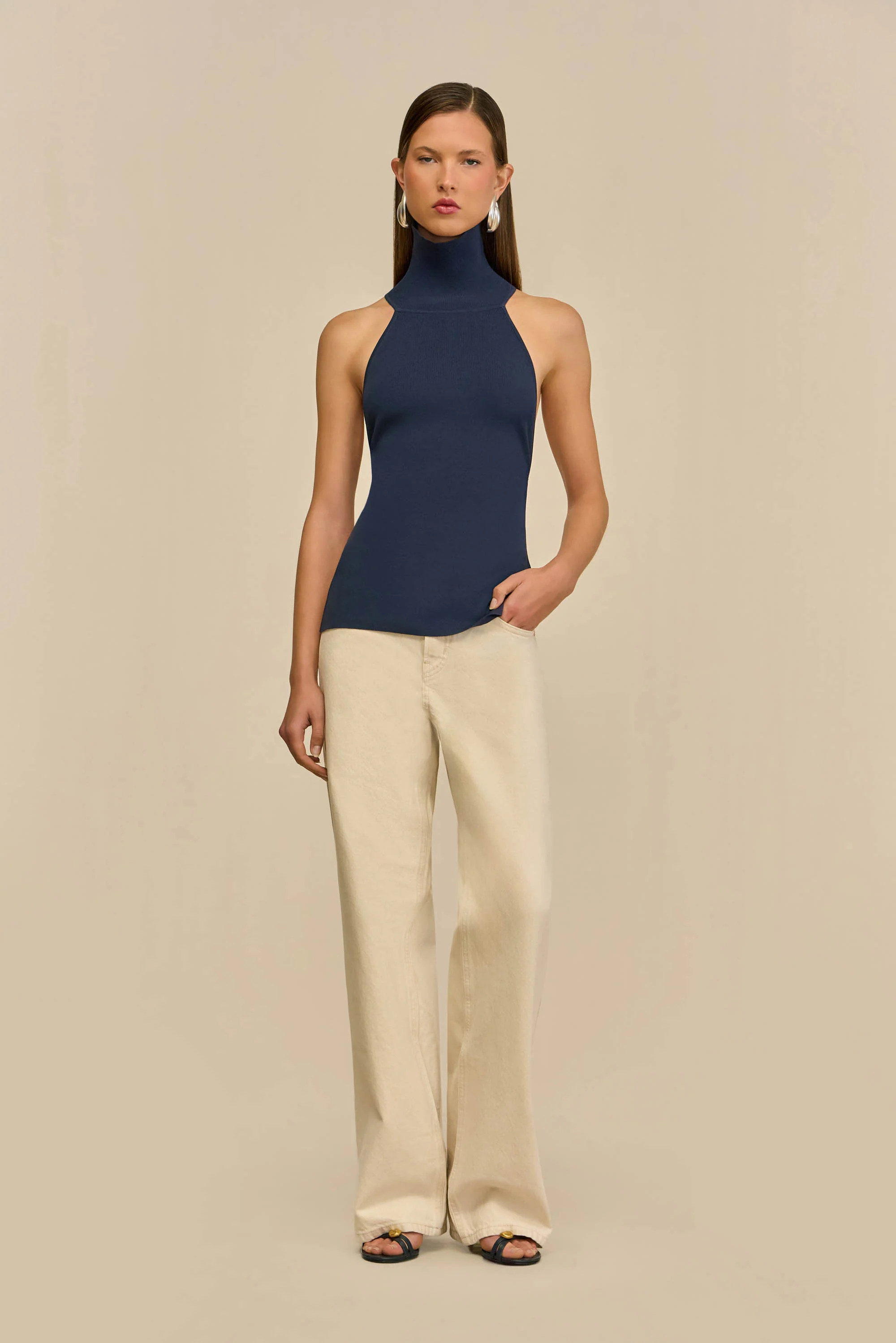 WAKE KNIT TOP - DEEP LAKE - Image 3