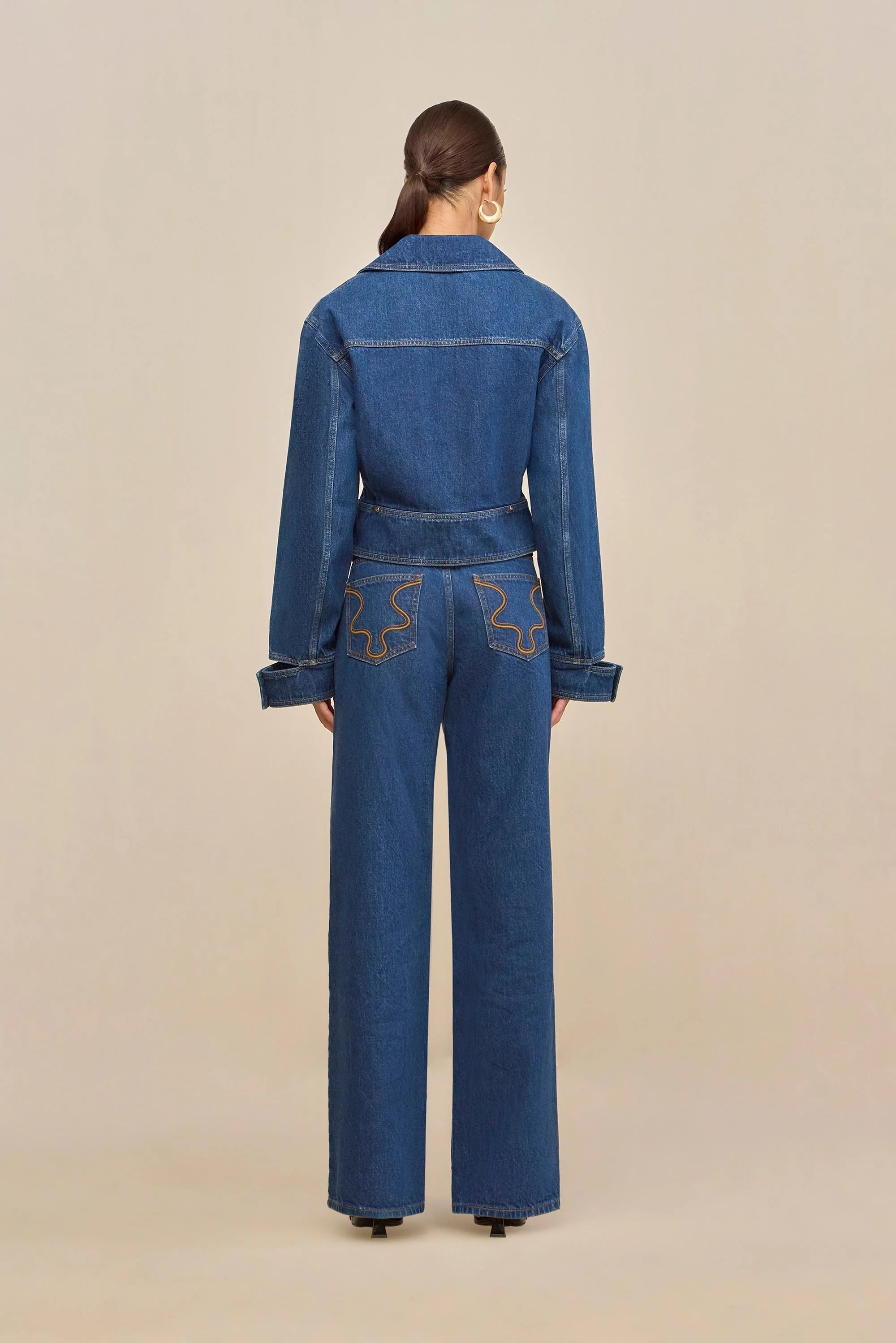 WILFRED JACKET - DARK STONE WASH - Image 6