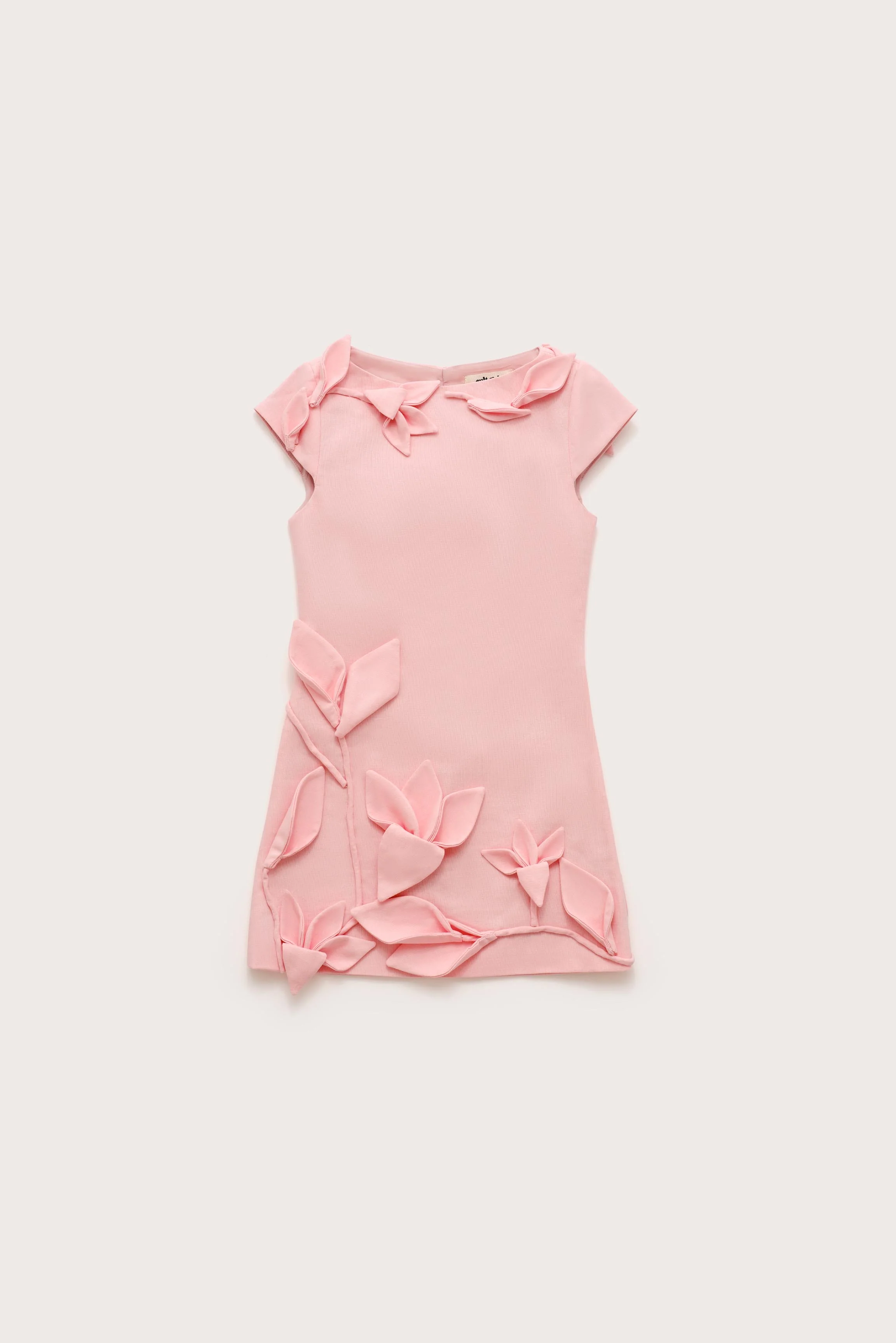 KIDS WISTERIA DRESS - PETAL PINK - Image 4