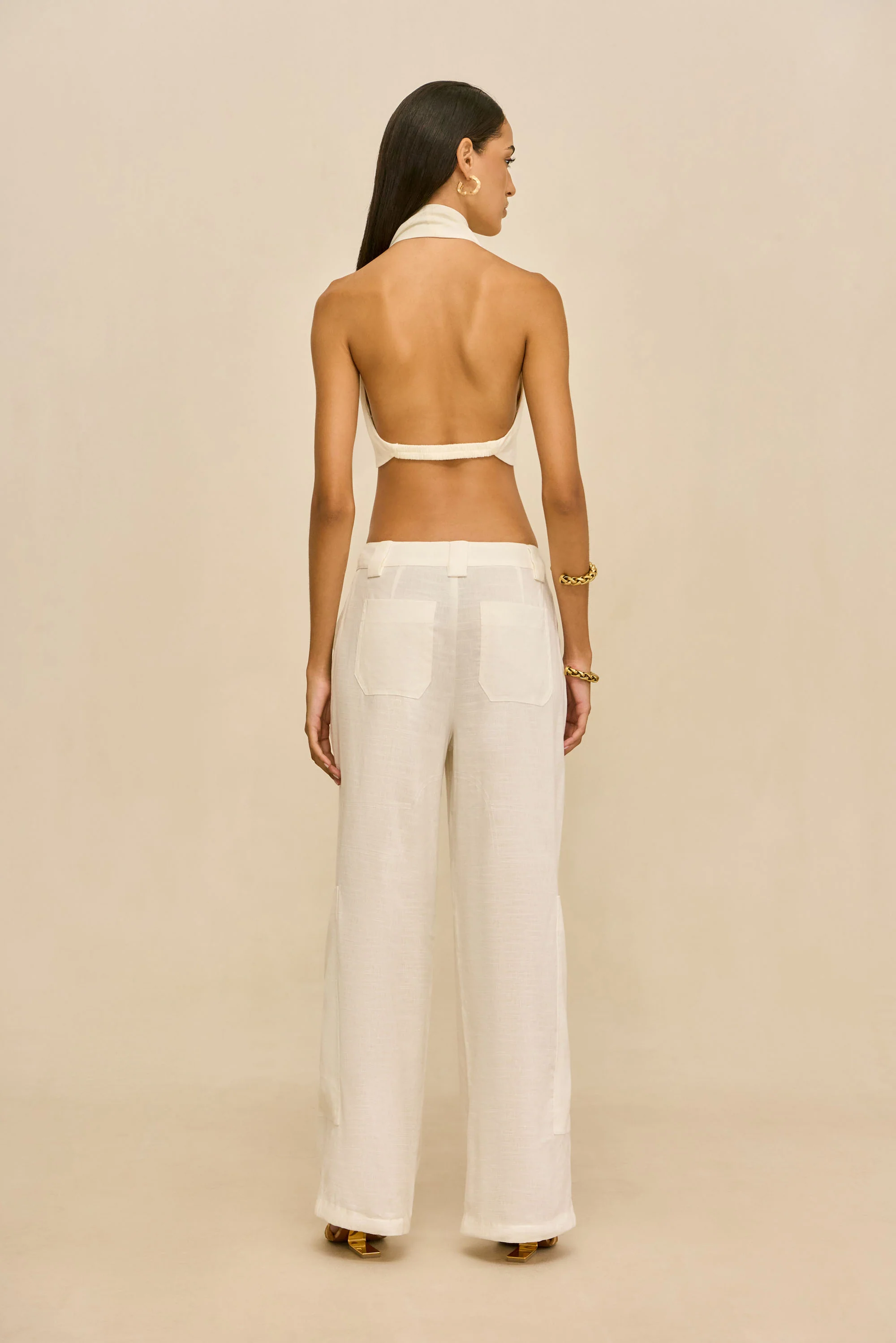 WYNN PANT - OFF WHITE LINEN - Image 5
