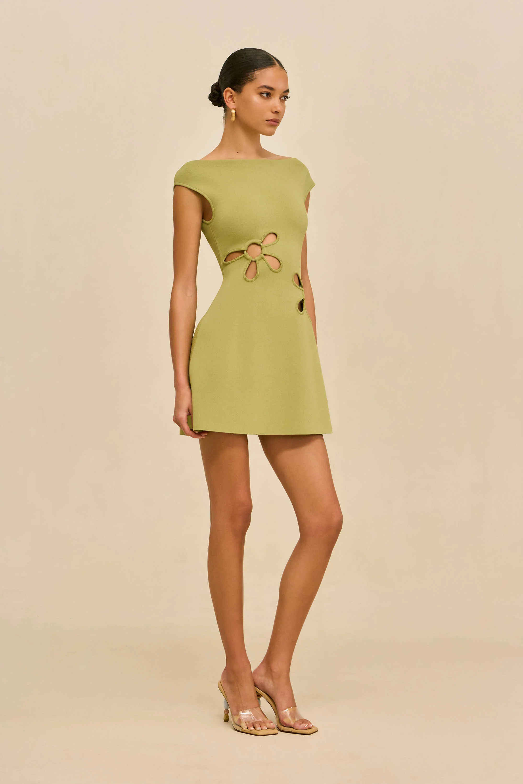 YUDI KNIT DRESS - PASTURE - Image 5