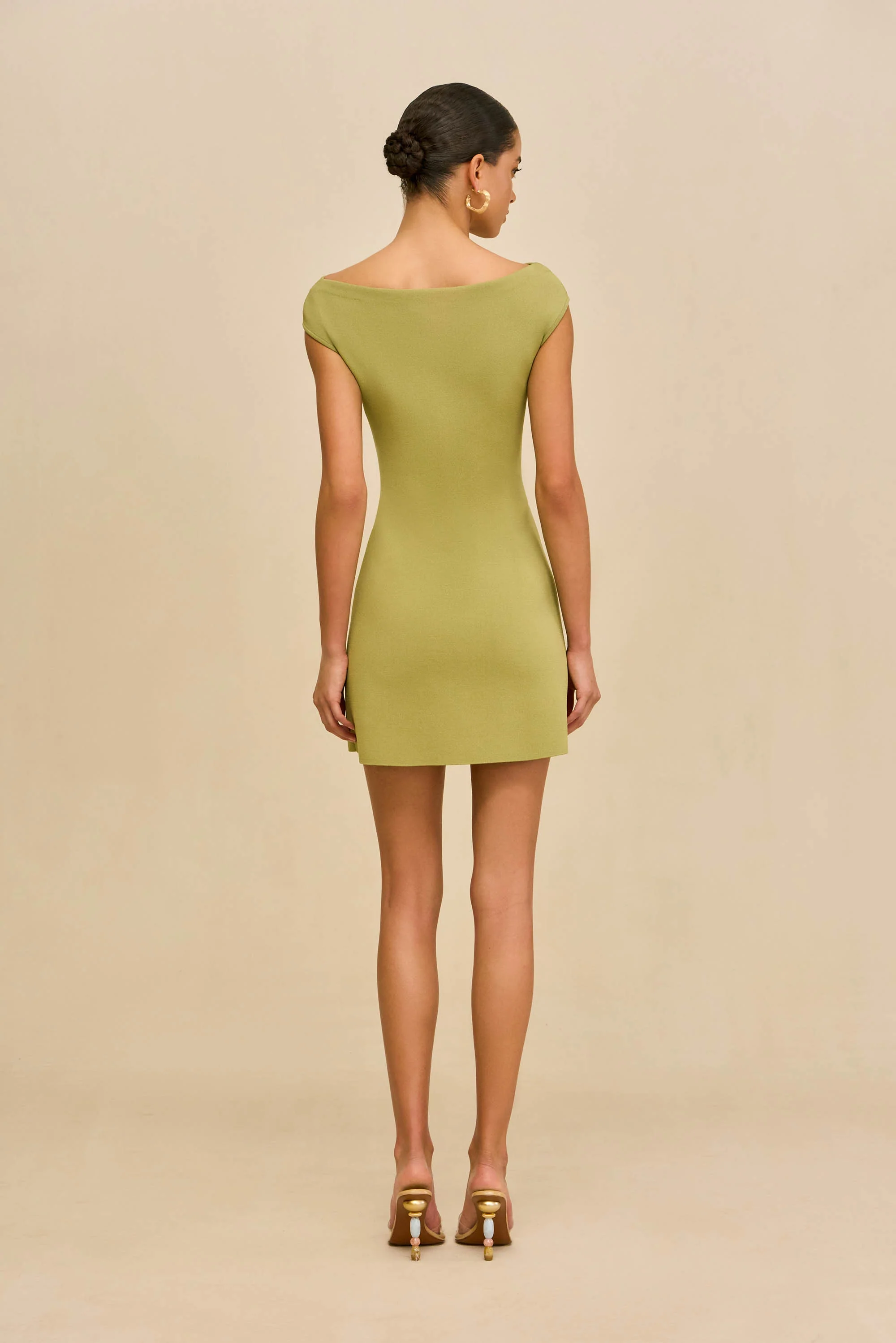 YUDI KNIT DRESS - PASTURE - Image 6