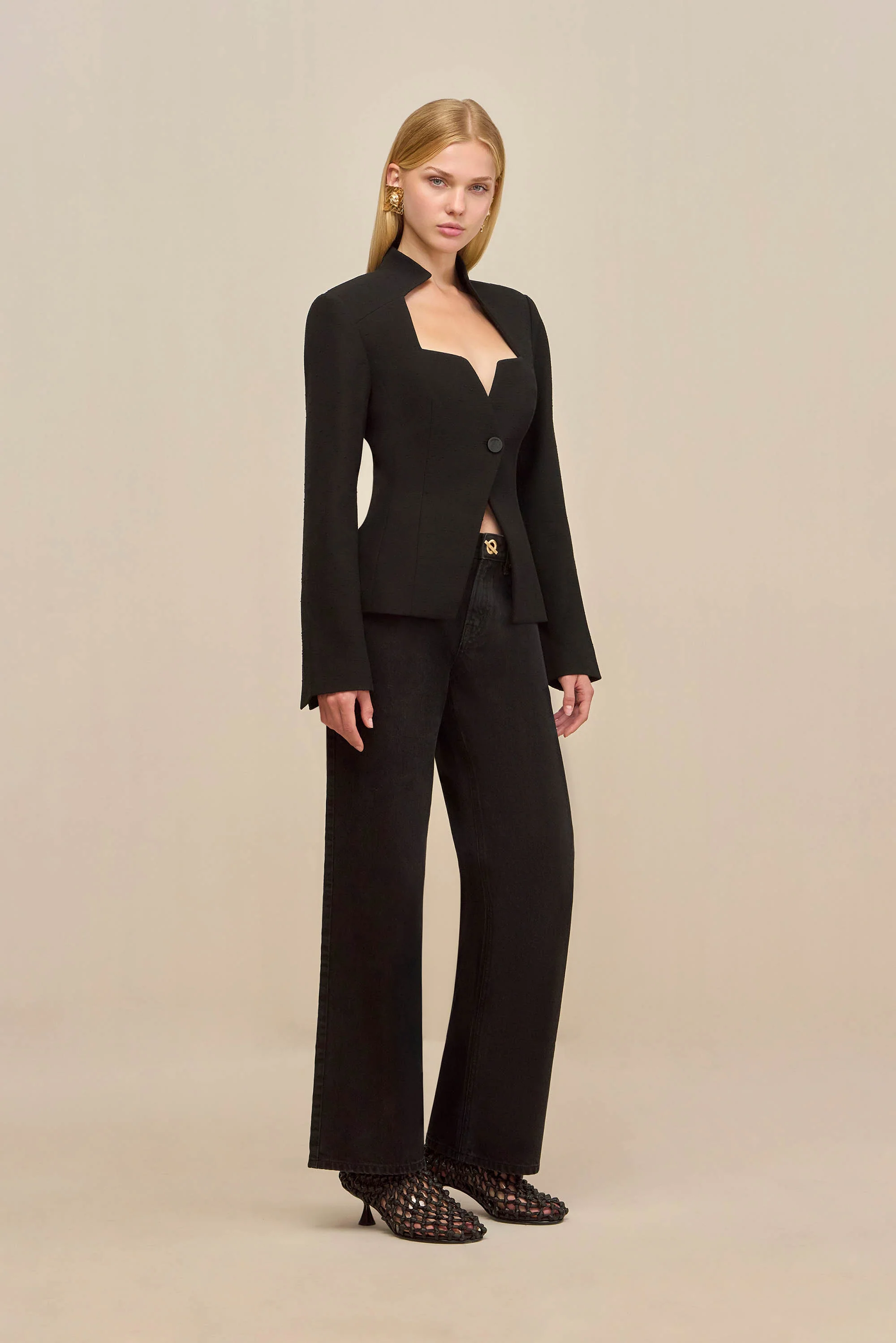 YVONNE JACKET - BLACK - Image 2