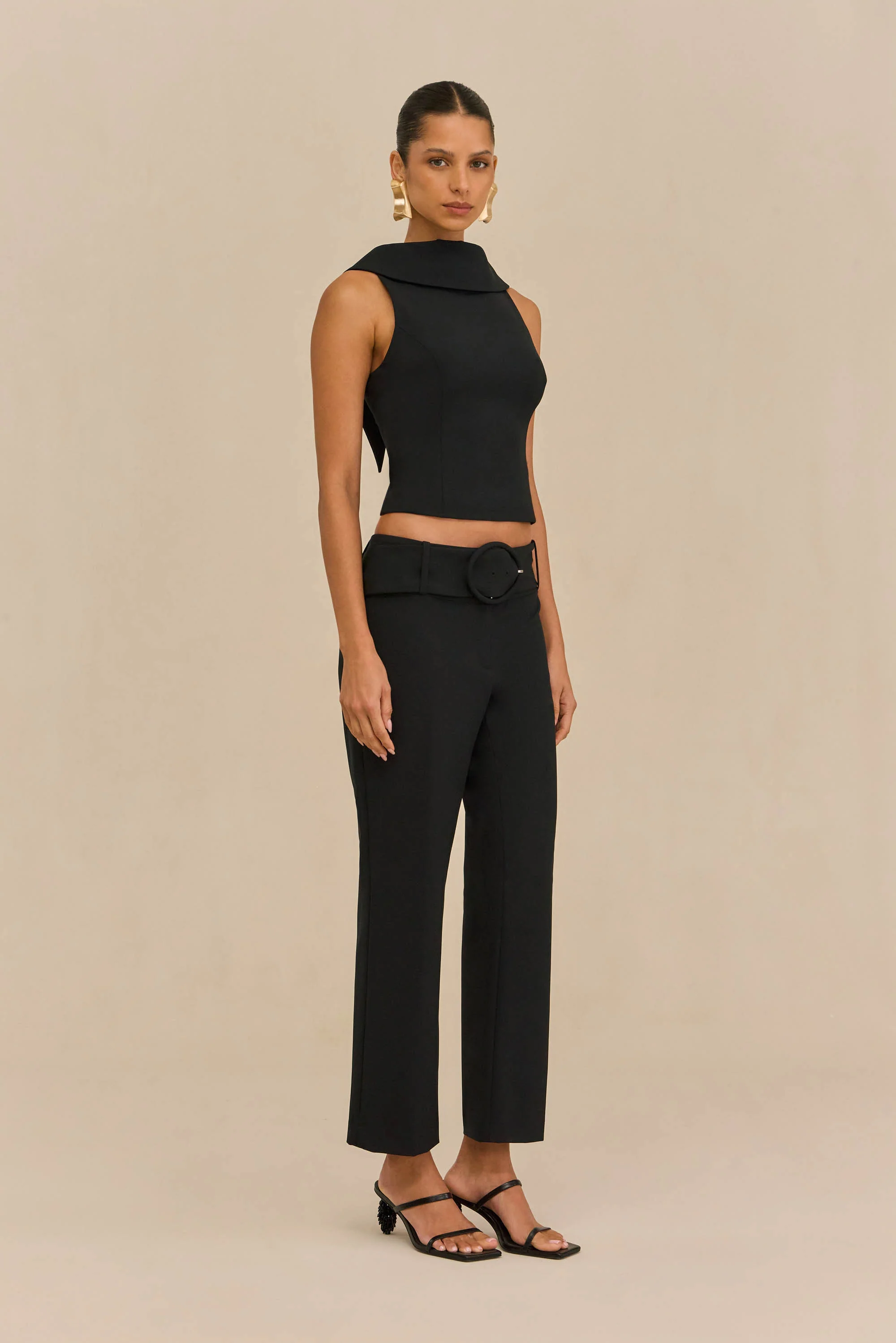 ZAKI PANT - BLACK