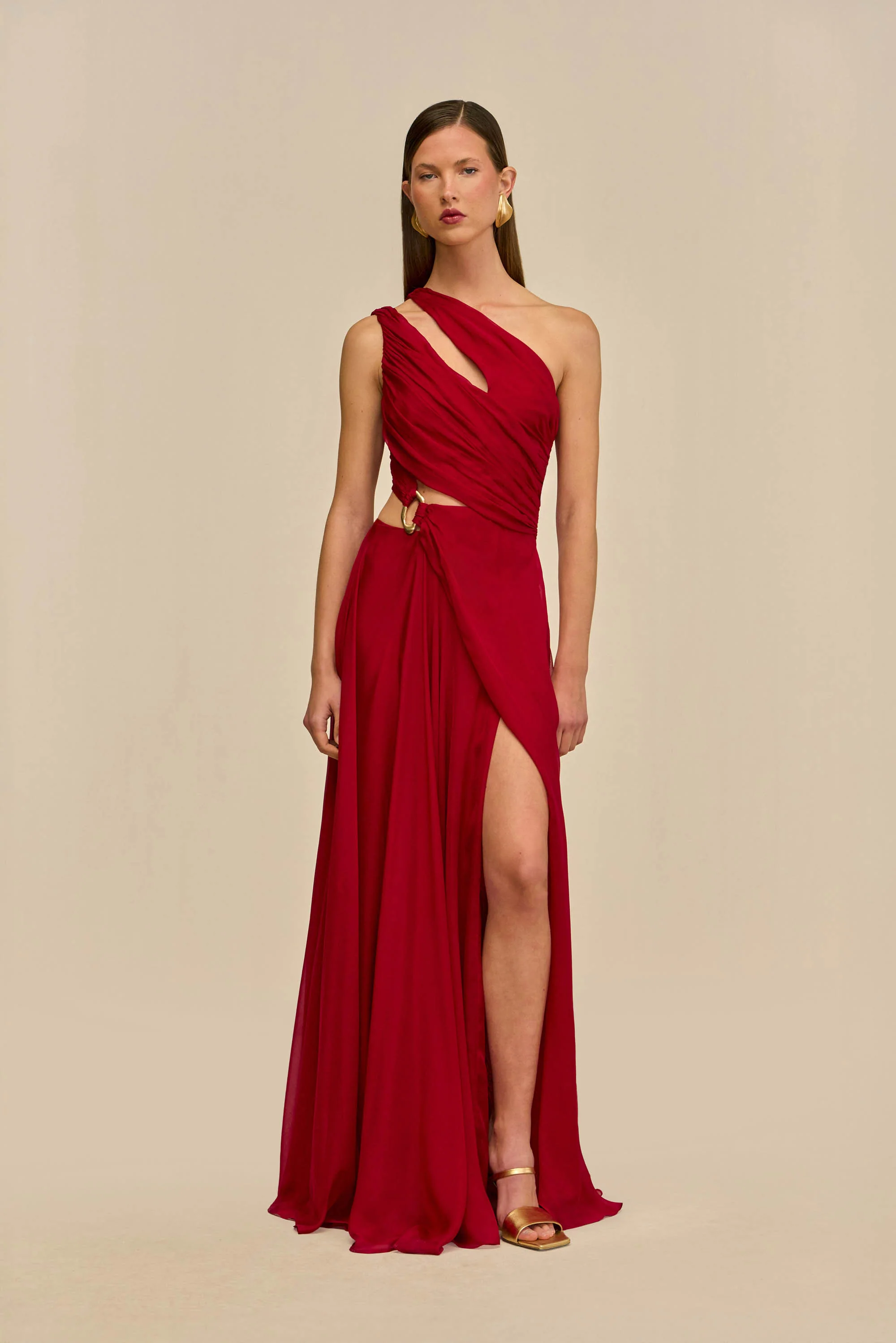 ZAN GOWN - MERLOT - Image 3