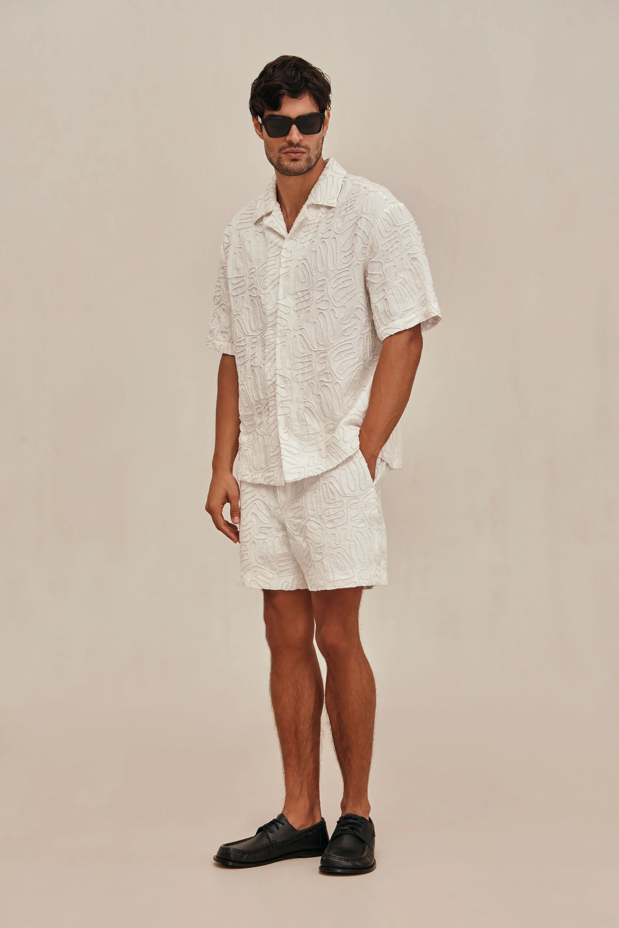 RYAN SHIRT - OFF WHITE MULTI - Image 4