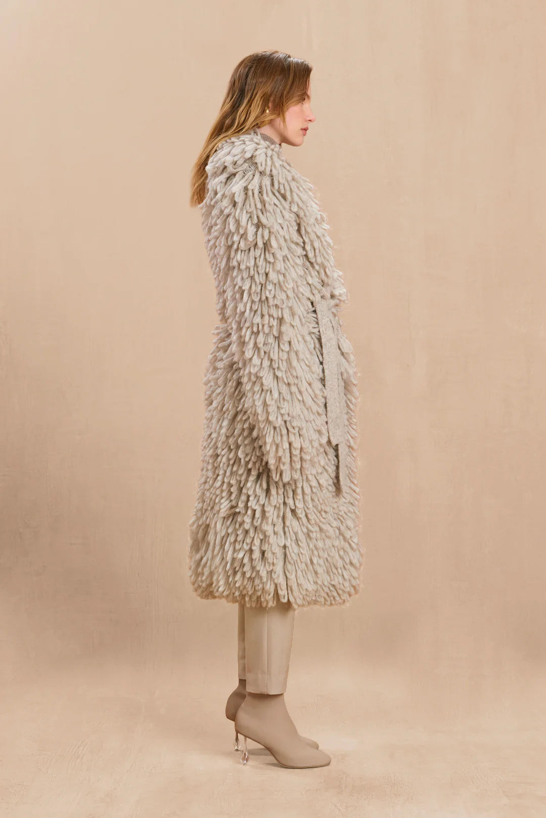 ZENDAYA KNIT CARDIGAN - FOG - Image 3